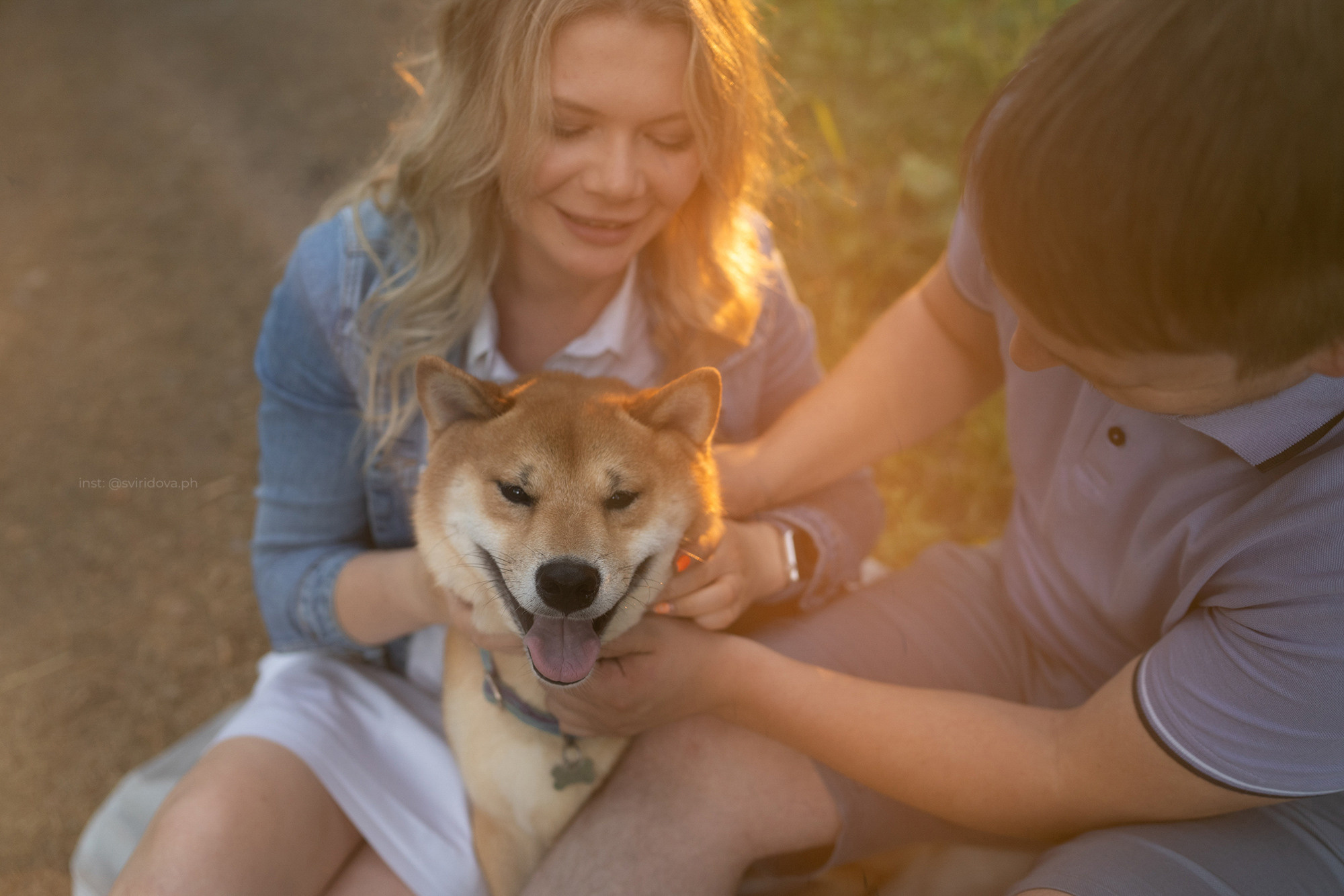 Даша, Сергей и Френки. Фотограф анималист в Москве и Санкт-Петербурге Свиридова Анна