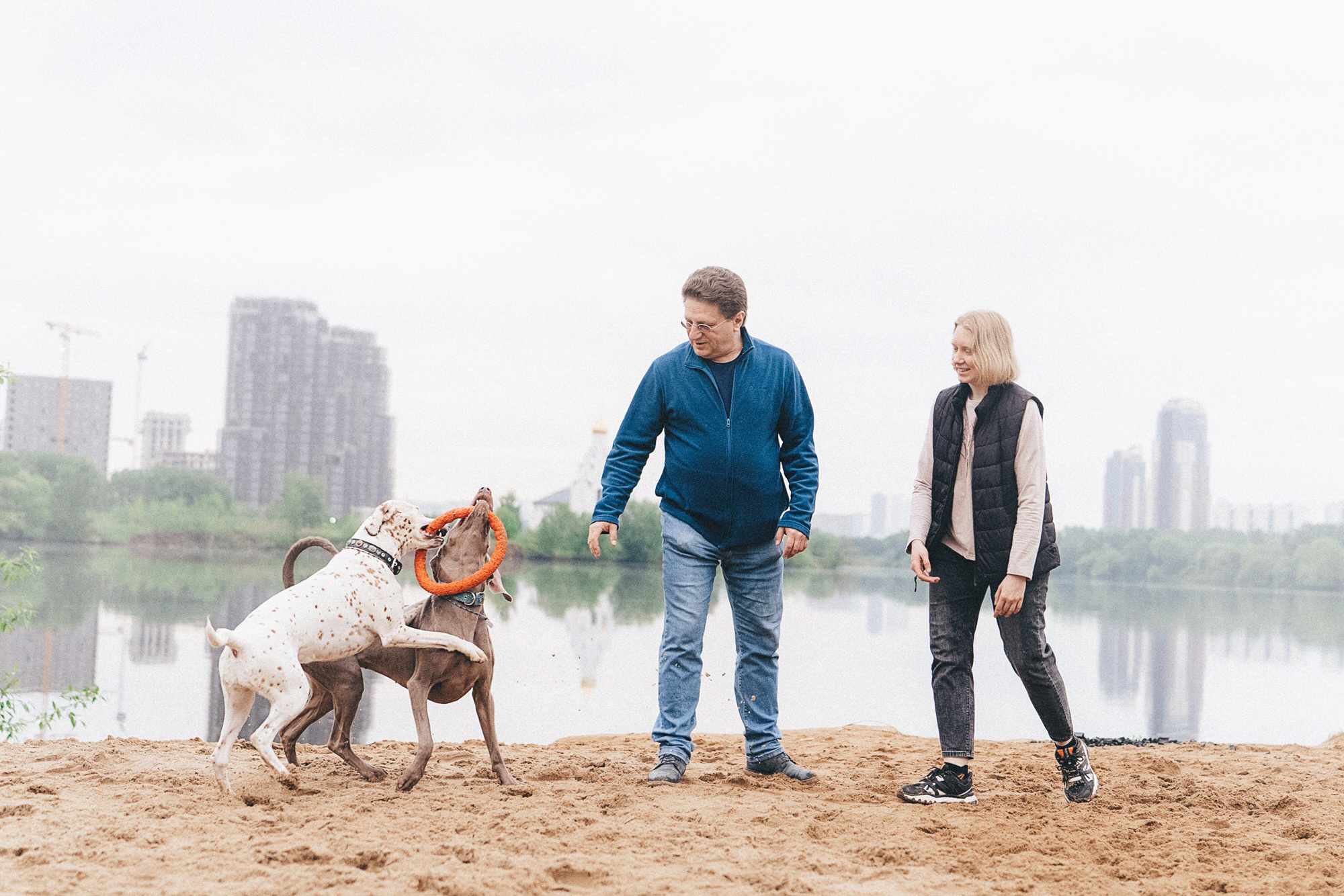 Полина, Борис, Луна и Эль. Фотограф анималист в Москве и Санкт-Петербурге Свиридова Анна