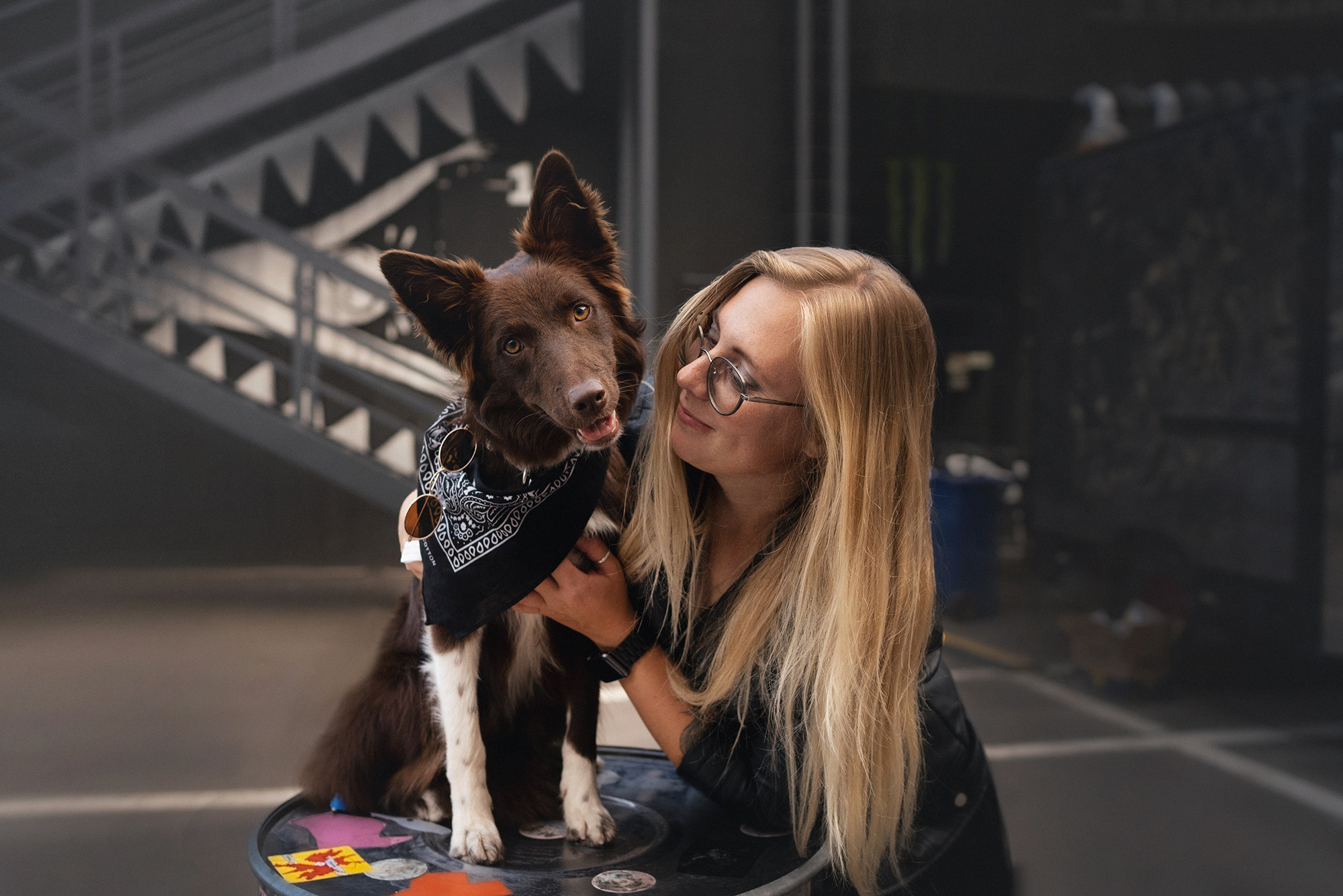 Аня и Брук. Фотограф анималист в Москве и Санкт-Петербурге Свиридова Анна