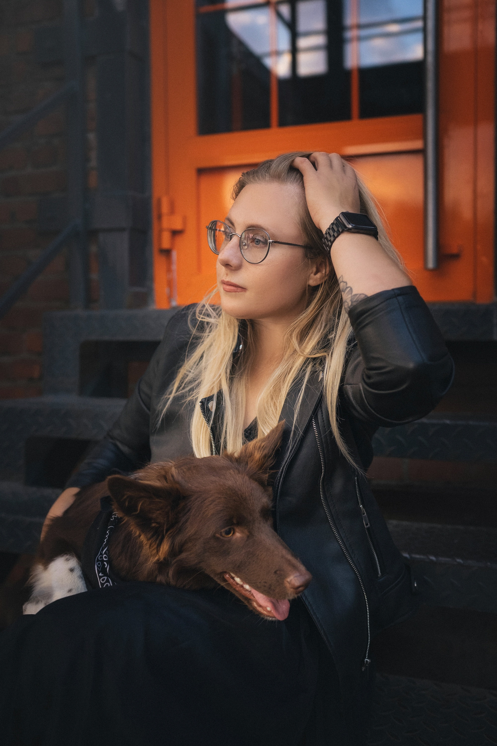 Аня и Брук. Фотограф анималист в Москве и Санкт-Петербурге Свиридова Анна