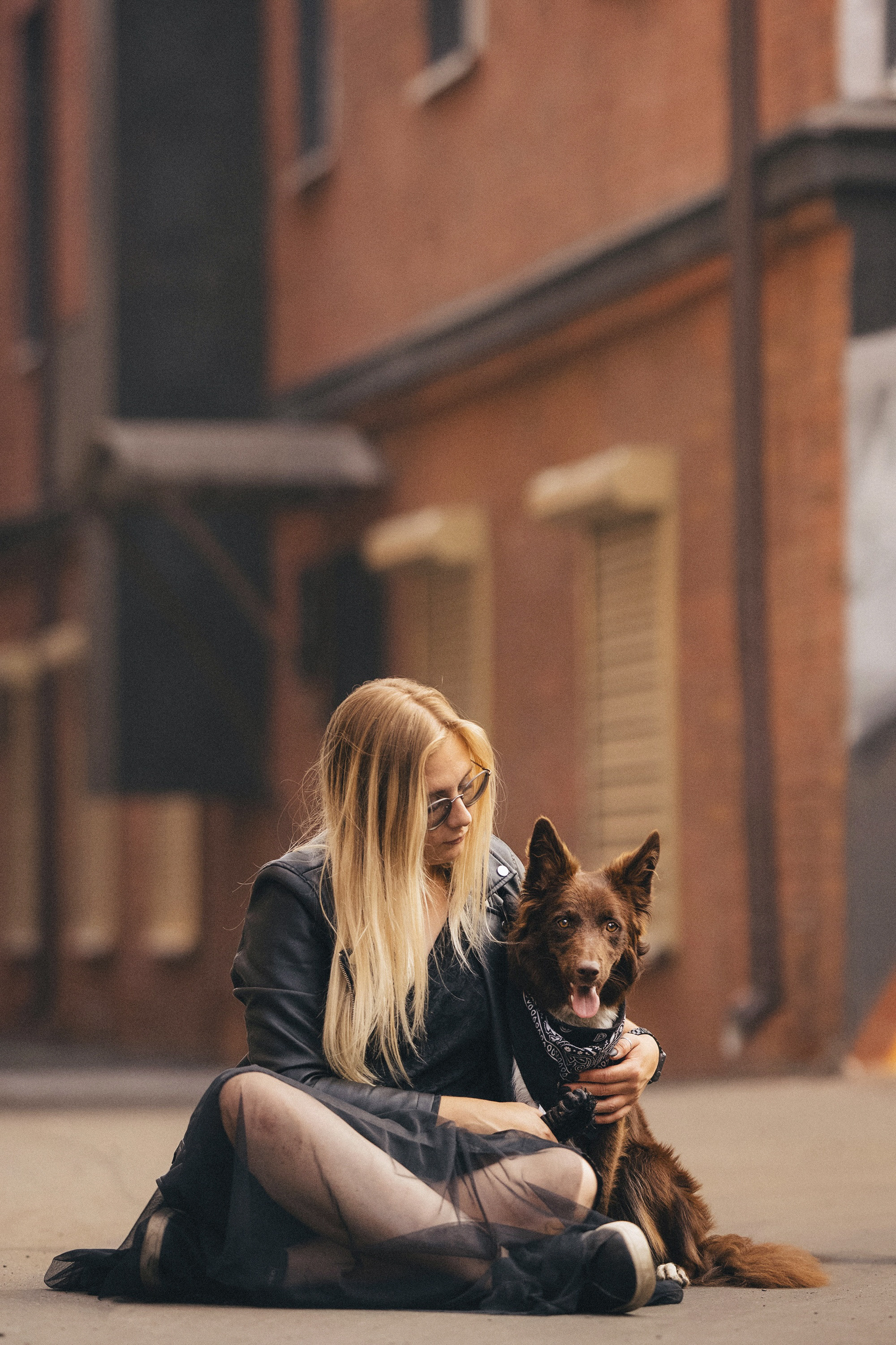 Аня и Брук. Фотограф анималист в Москве и Санкт-Петербурге Свиридова Анна