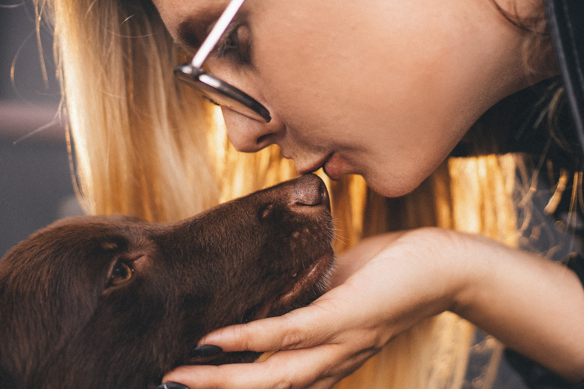 Аня и Брук. Фотограф анималист в Москве и Санкт-Петербурге Свиридова Анна