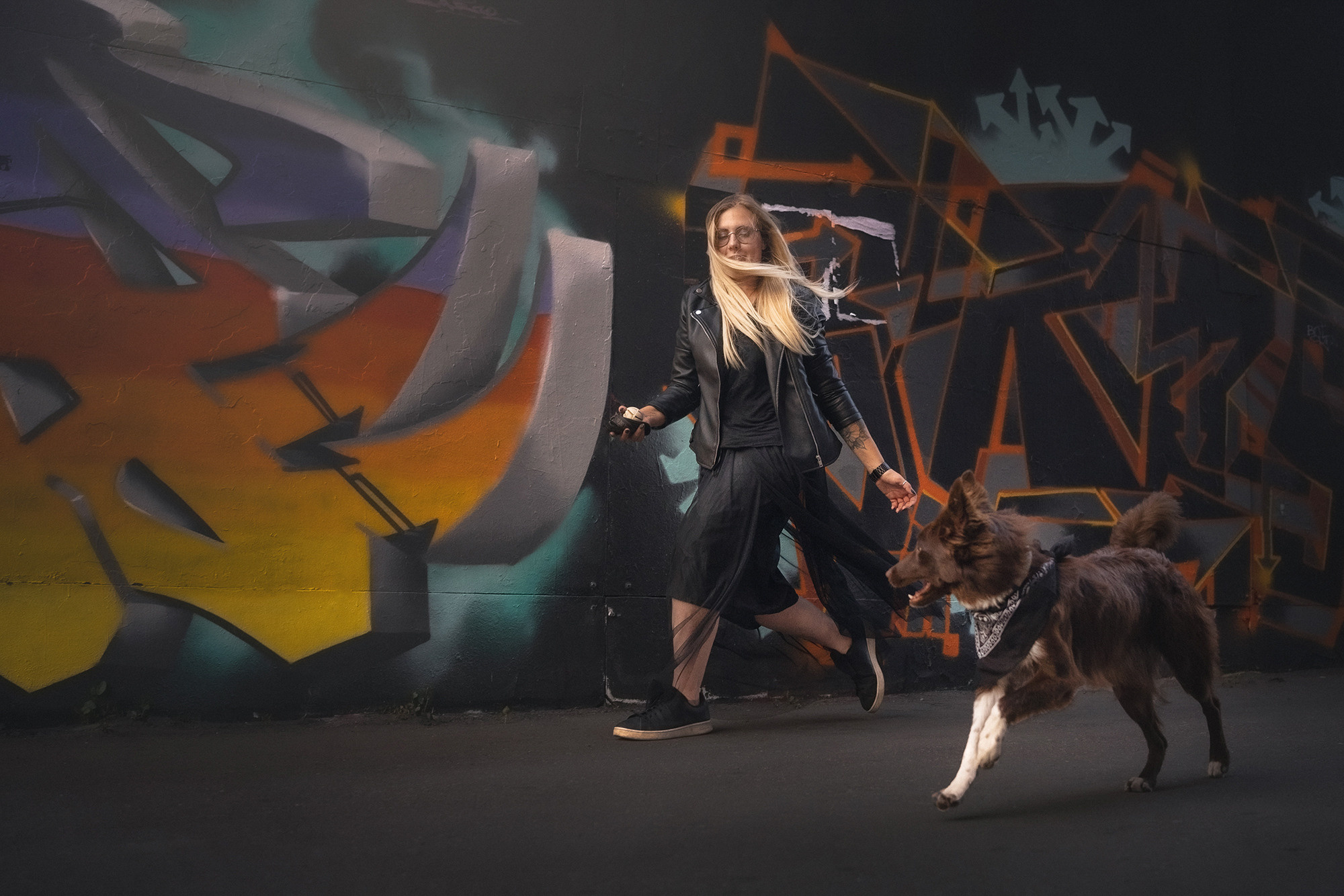 Аня и Брук. Фотограф анималист в Москве и Санкт-Петербурге Свиридова Анна