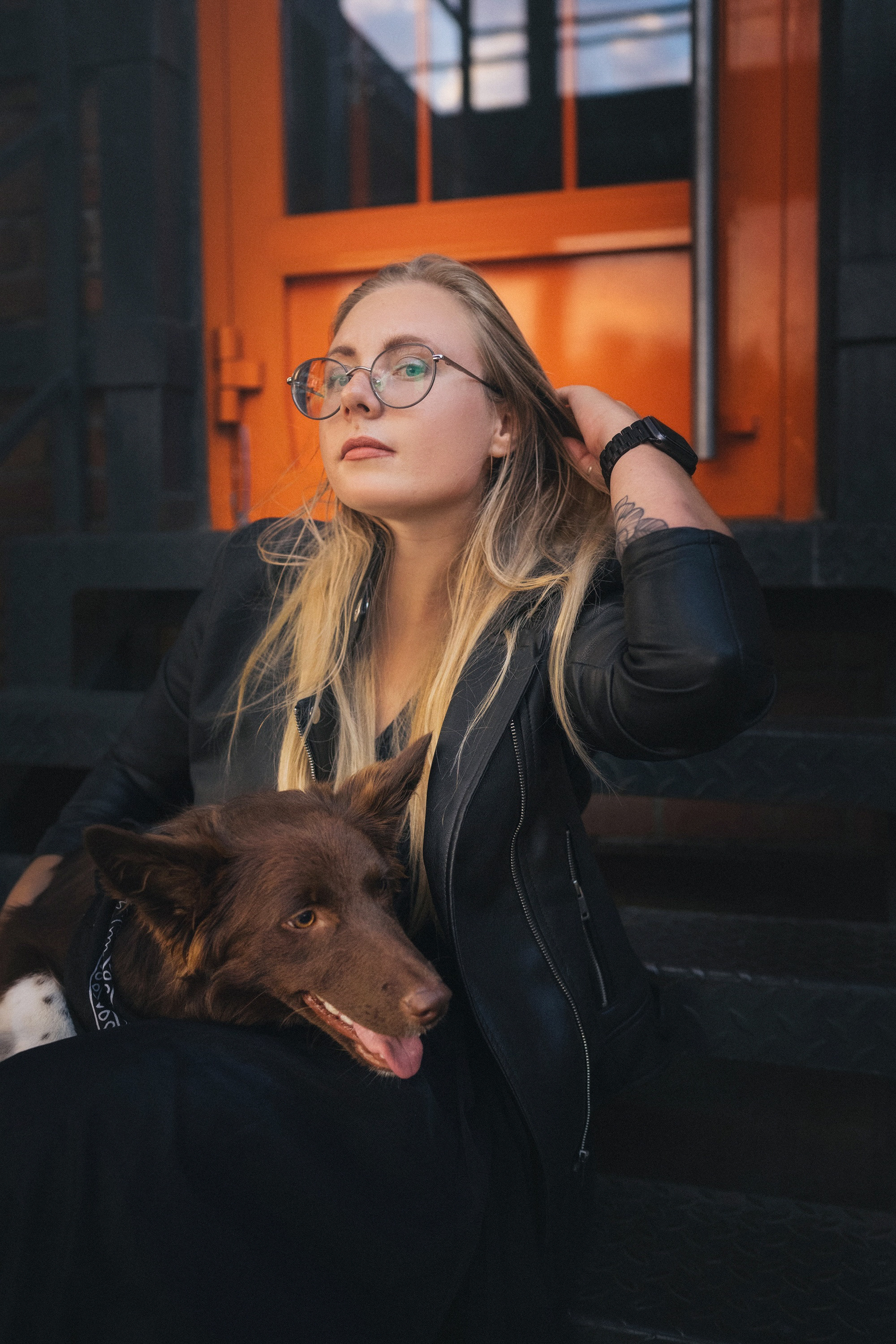 Аня и Брук. Фотограф анималист в Москве и Санкт-Петербурге Свиридова Анна