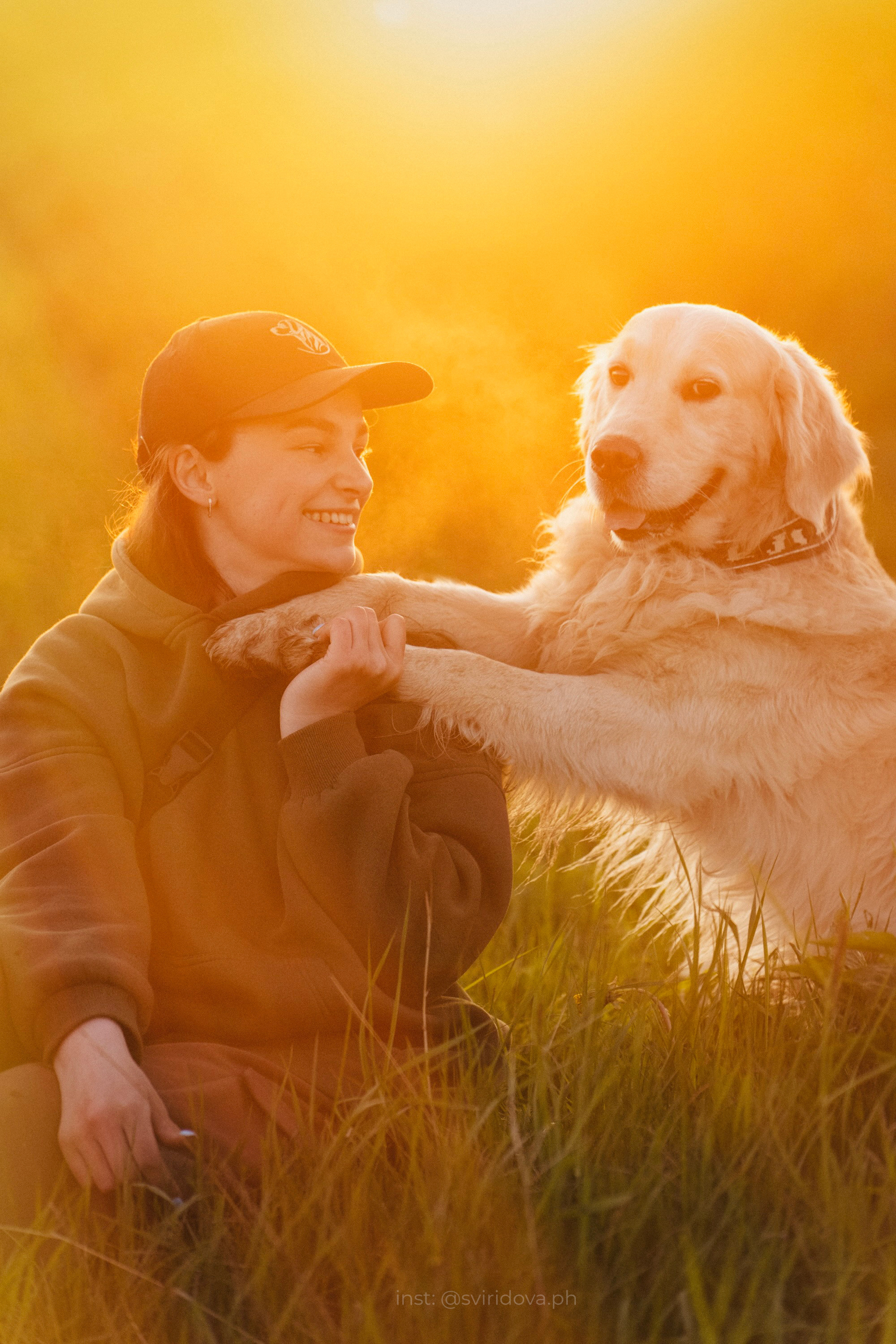 Настя и Арчи. Фотограф анималист в Москве и Санкт-Петербурге Свиридова Анна
