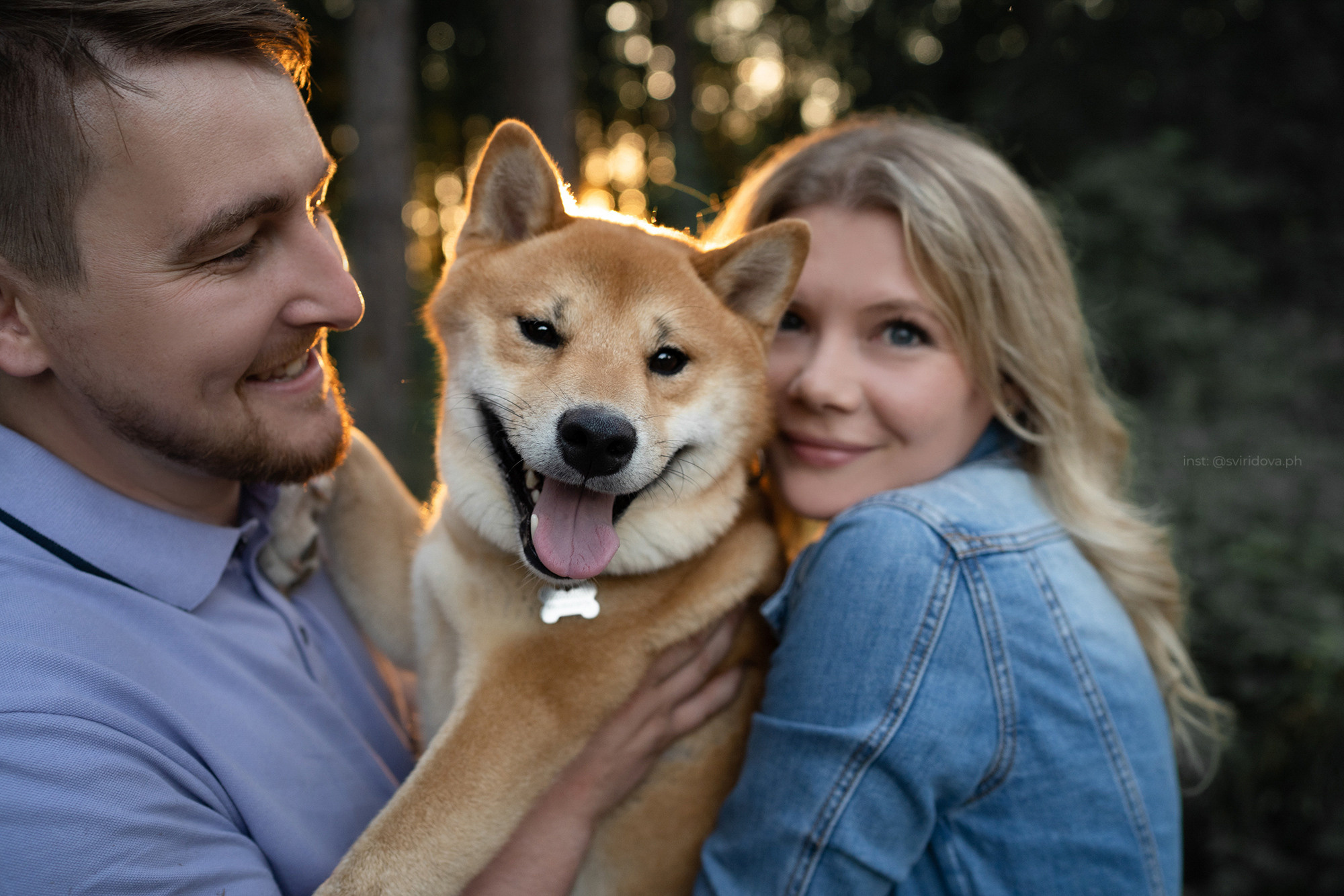 Даша, Сергей и Френки. Фотограф анималист в Москве и Санкт-Петербурге Свиридова Анна