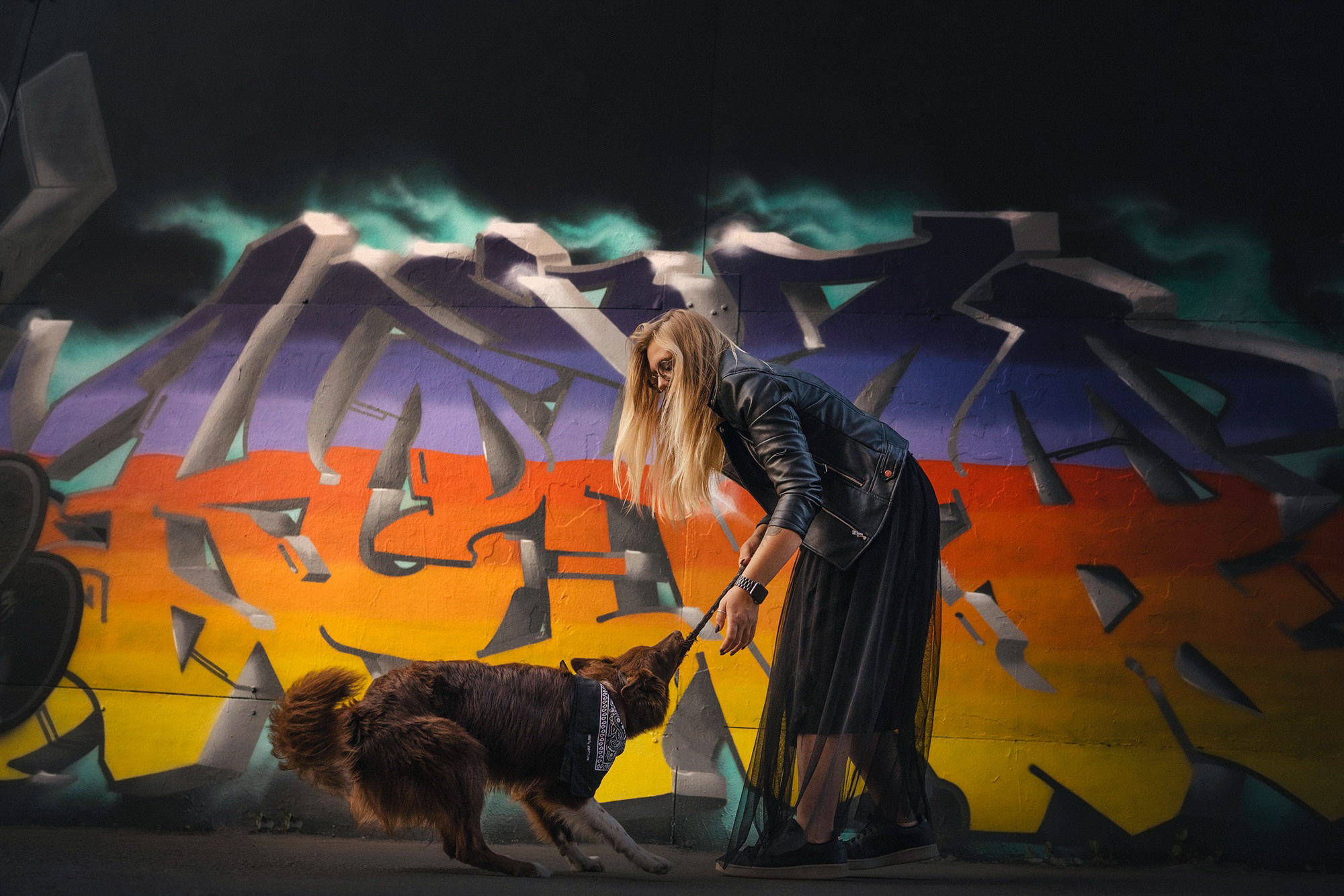 Аня и Брук. Фотограф анималист в Москве и Санкт-Петербурге Свиридова Анна