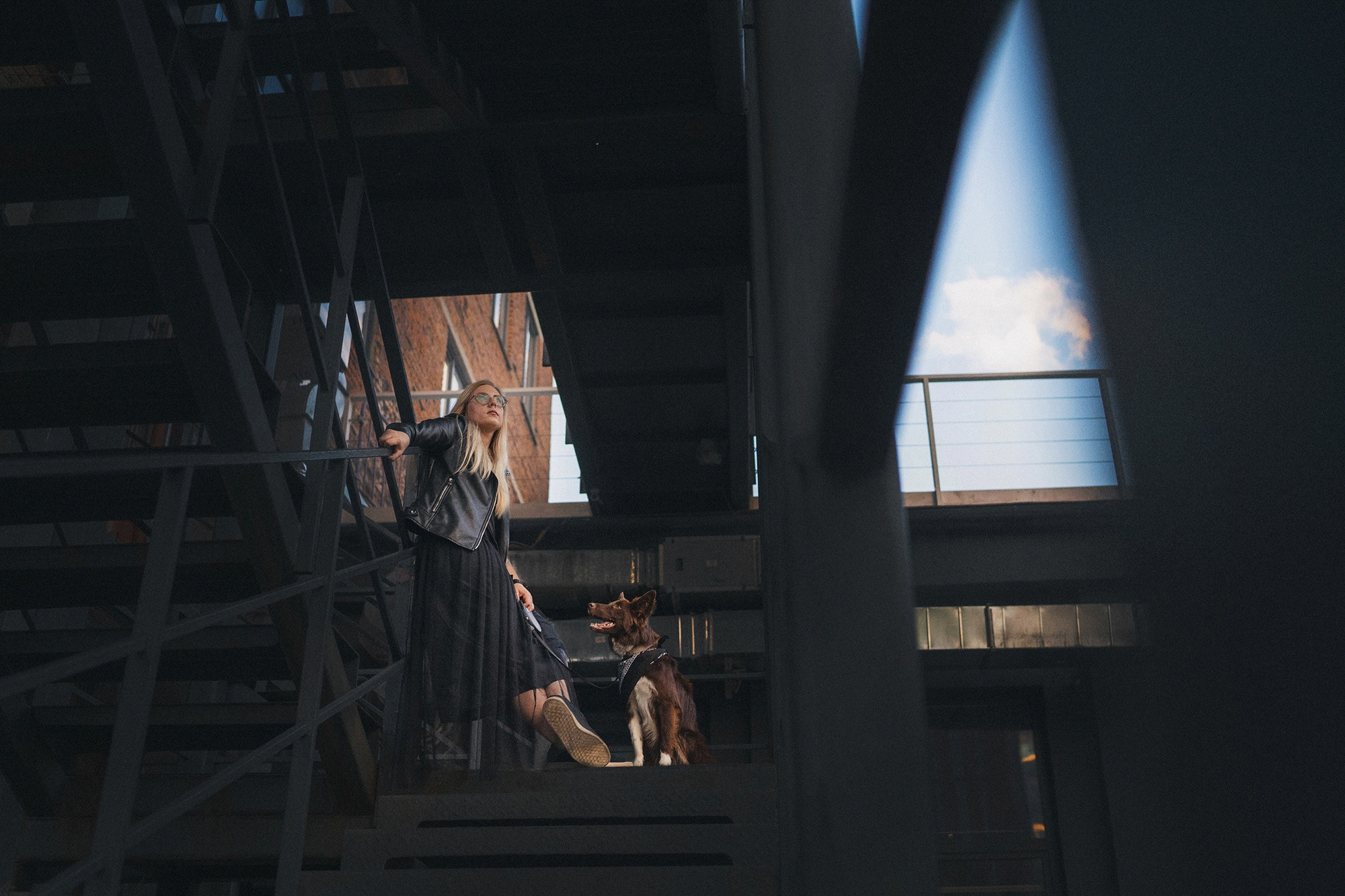 Аня и Брук. Фотограф анималист в Москве и Санкт-Петербурге Свиридова Анна