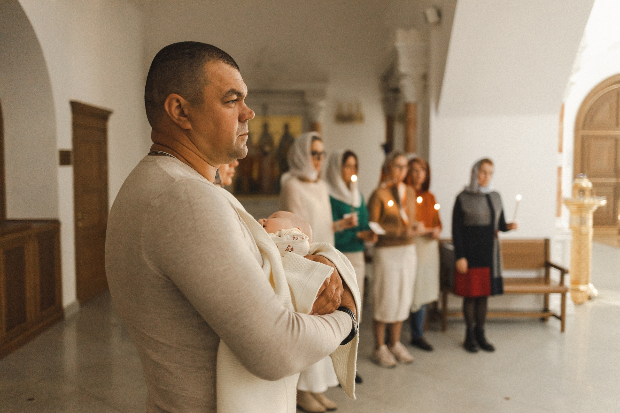 Крещение Стефании. Семейный фотограф в Москве