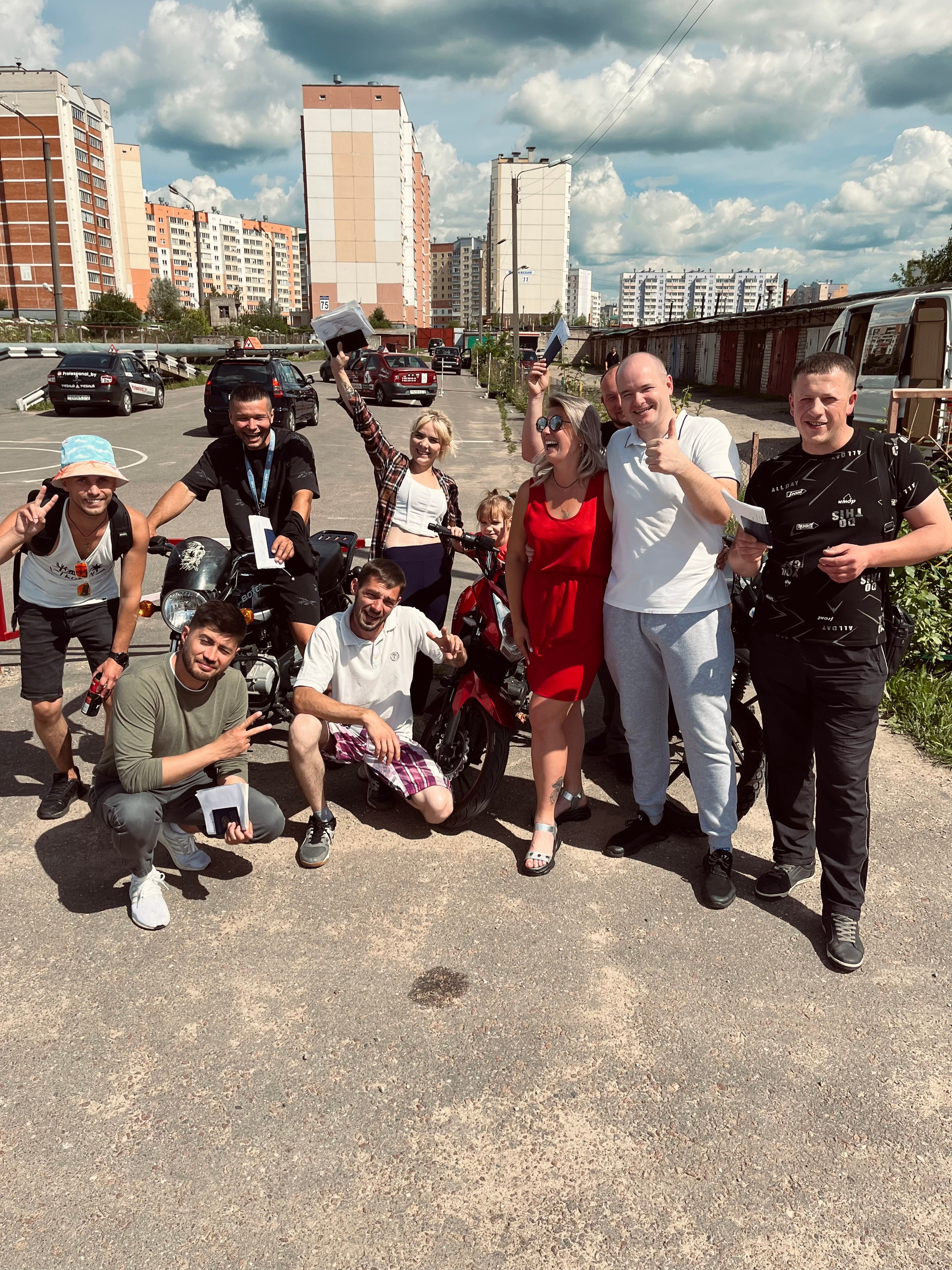 Экзамен ГАИ. МОТОШКОЛА в городе Витебске. Обучение категории А и А1