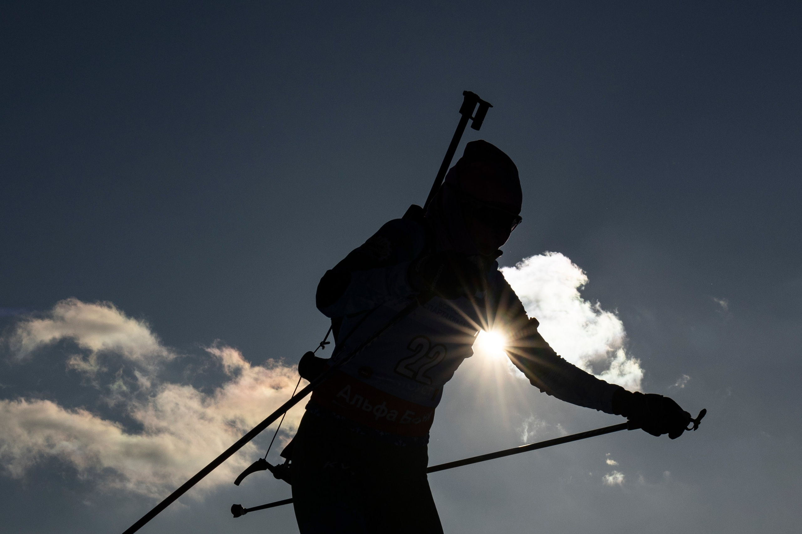 Всероссийская спартакиада по биатлону. Спринт. Женщины. Спортивный репортажный фотограф Казань Нафис Сиразетдинов