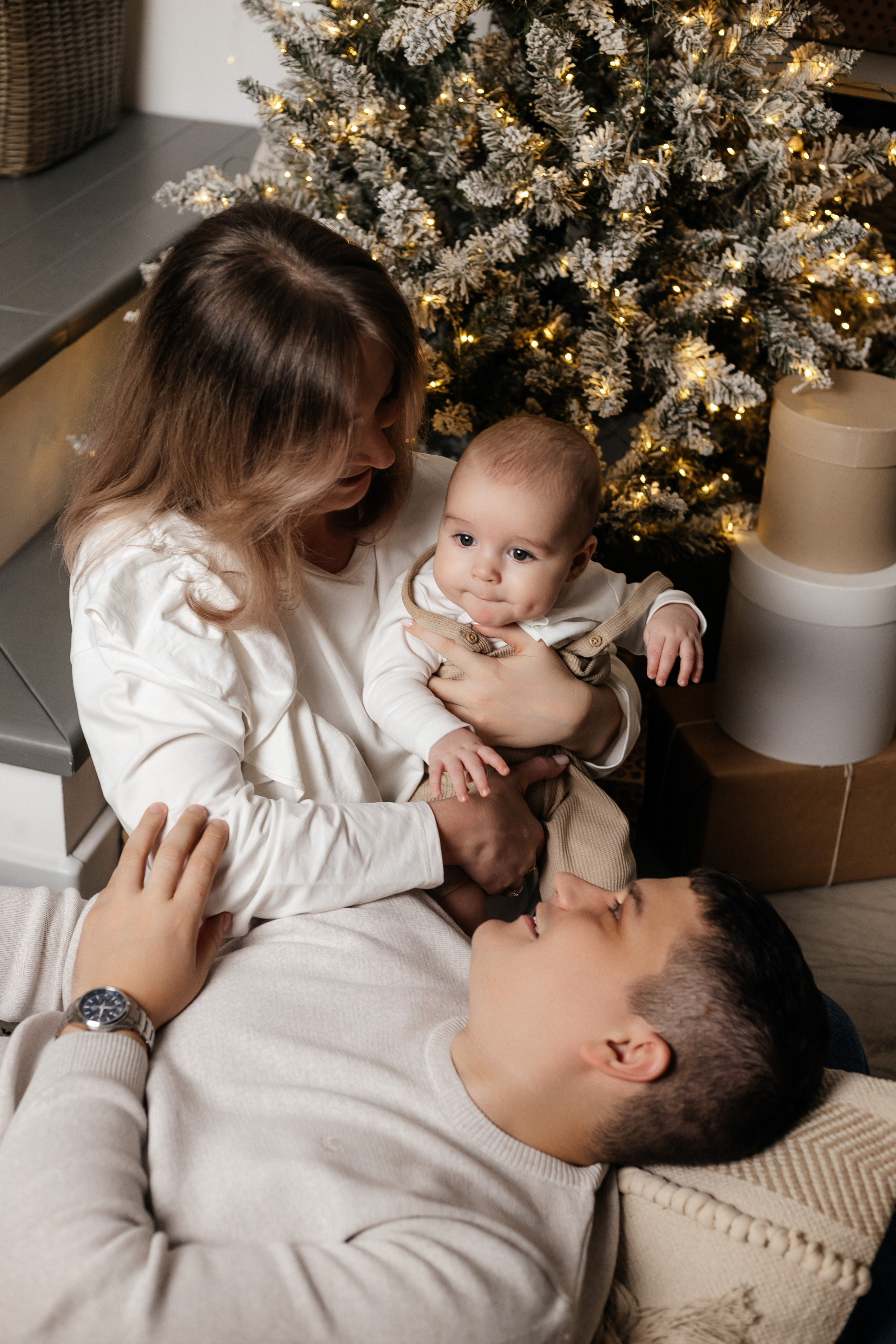 Настя, Вася и Миша (новогодняя). Свадебный и Семейный фотограф Свекрова Ольга