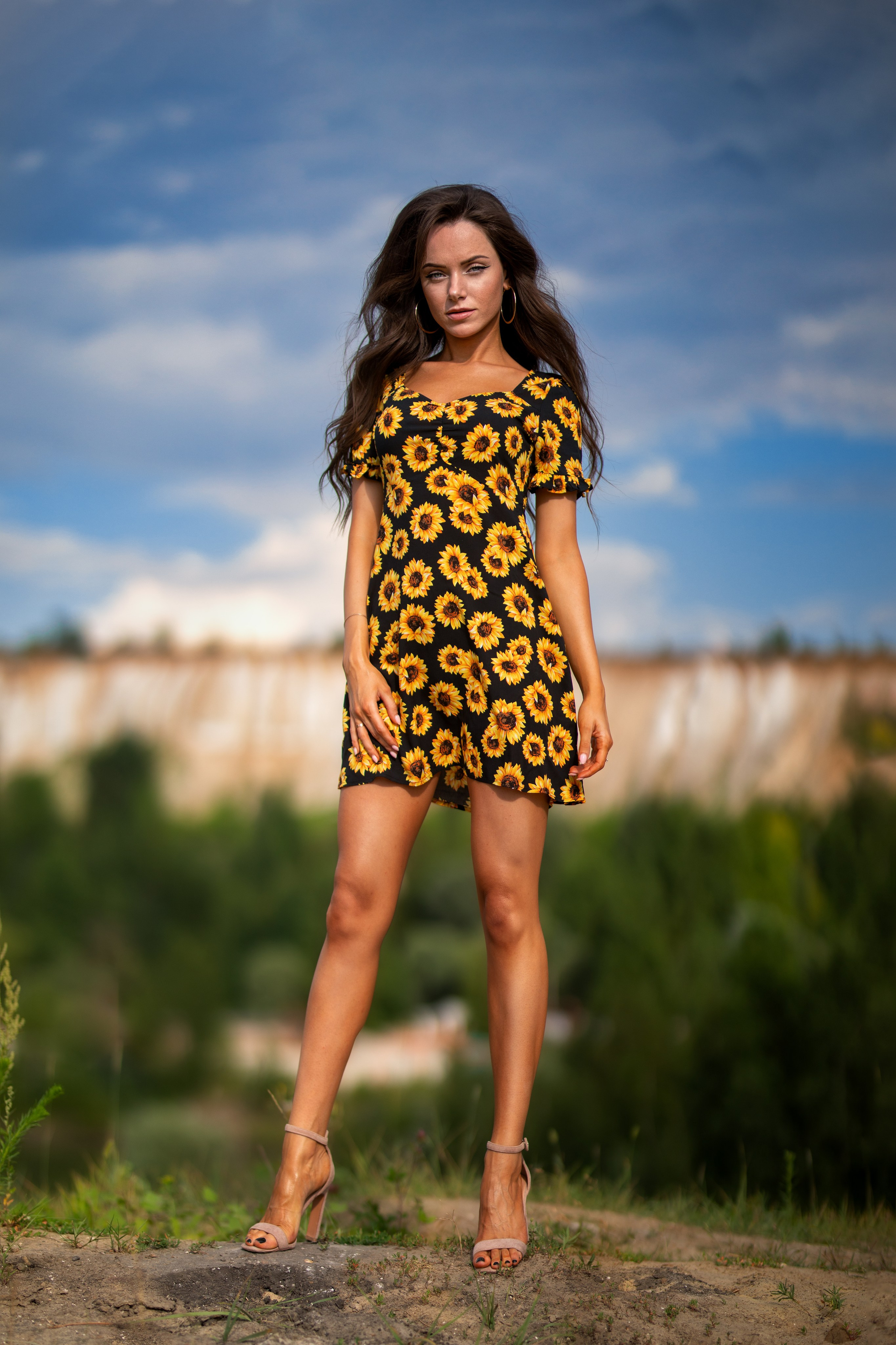 Летняя съемка с Екатериной на природе в парке Белый Колодец в формате для «себя»