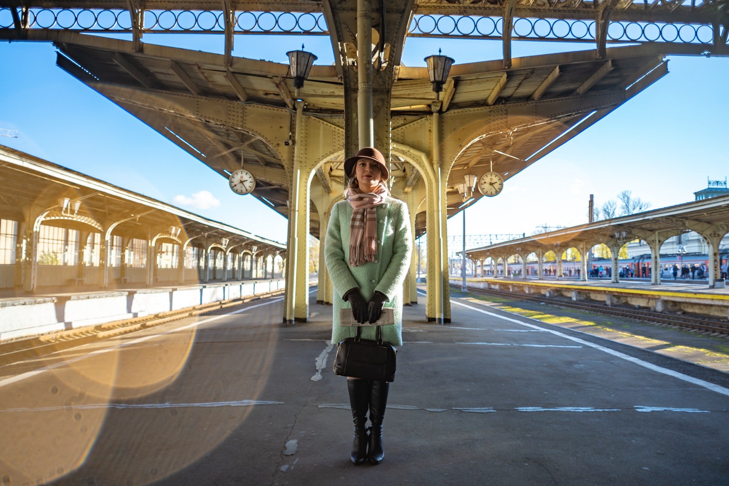 Лиза. Витебский вокзал. Портретный фотограф в Санкт-Петербурге Александр Быстрицкий