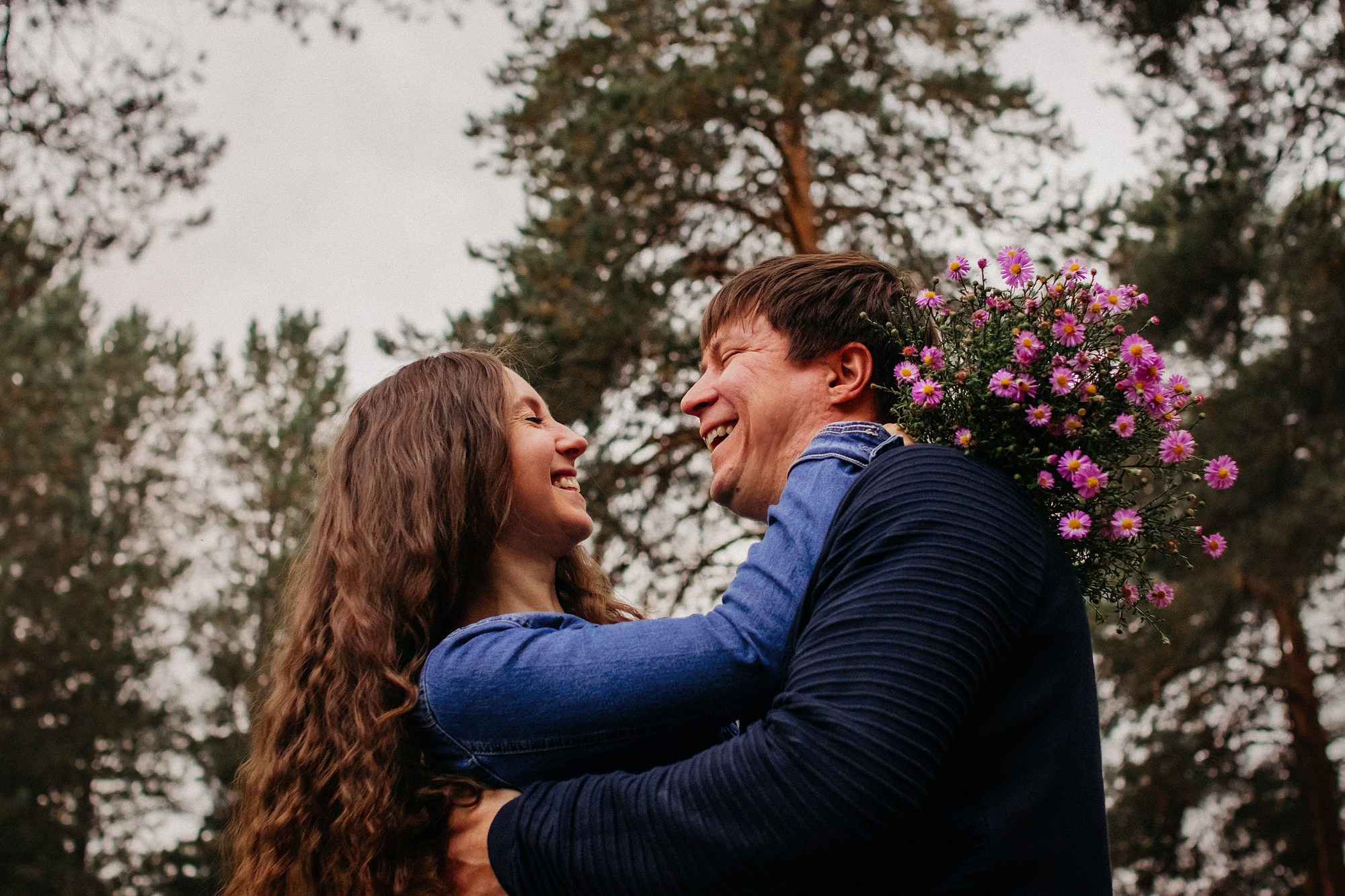 Наталья, Илья и фоксы. Фотограф Наталья Потапова