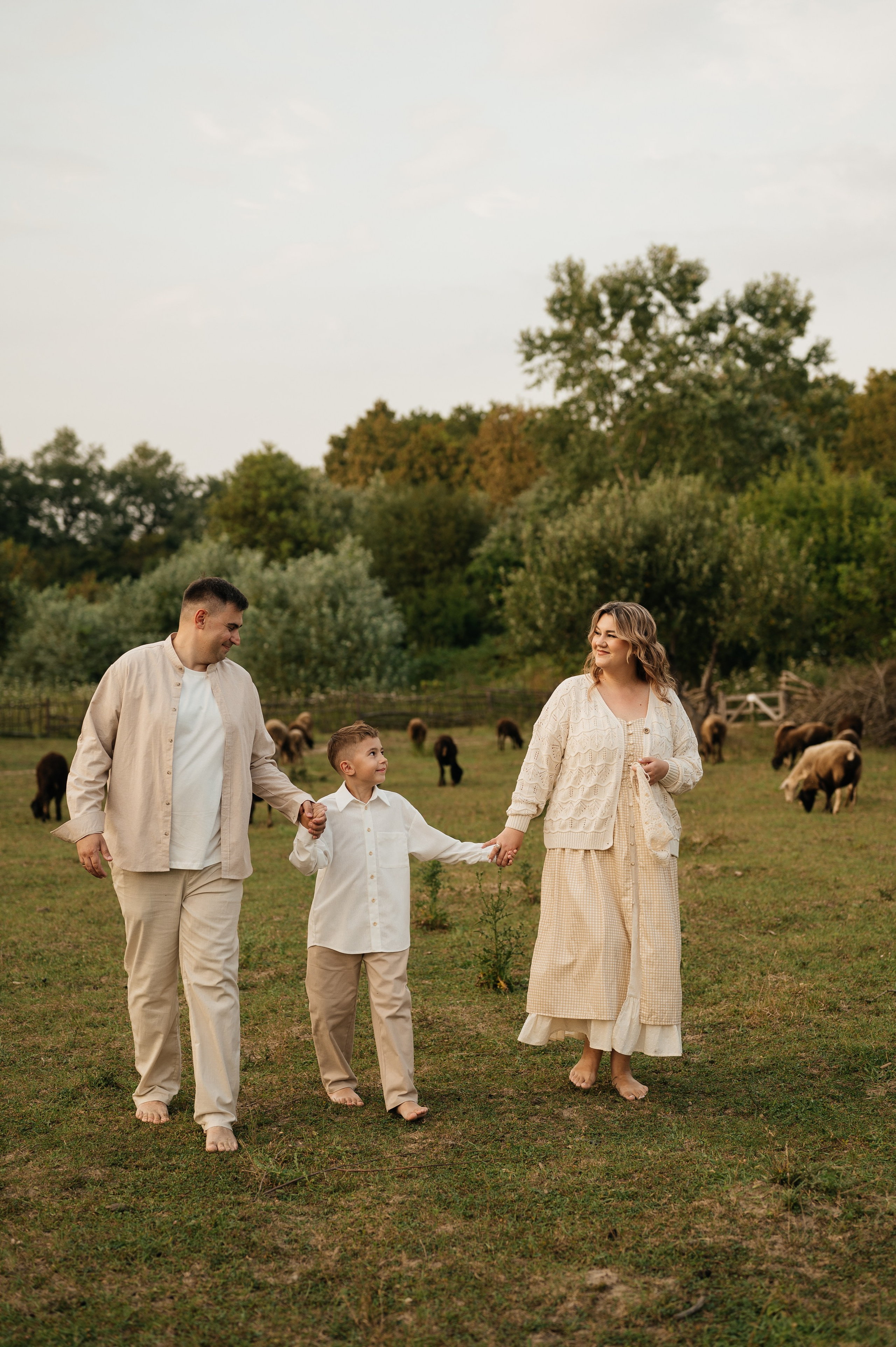Семейная фотосессия на ферме. Свадебный и семейный фотограф в Краснодаре Алина Мельник