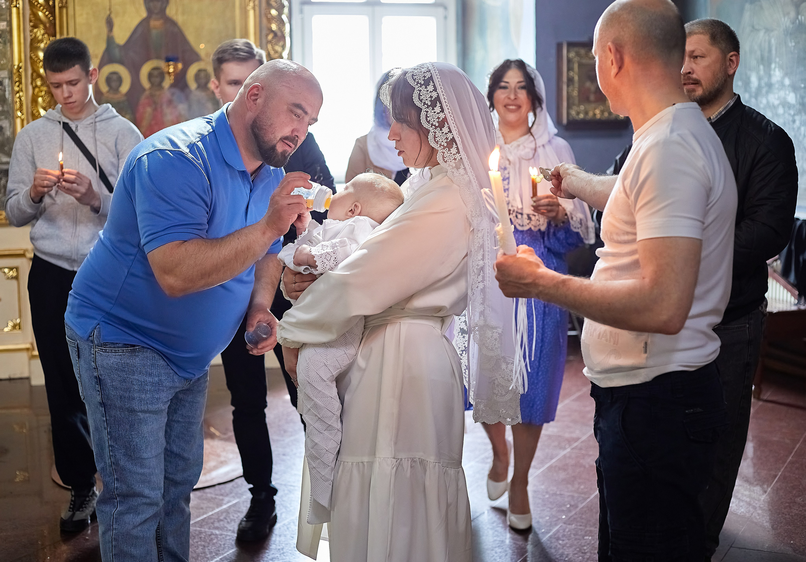 Крещение Ярослава. Семейный и детский фотограф в Ярославле Юлия Галашина