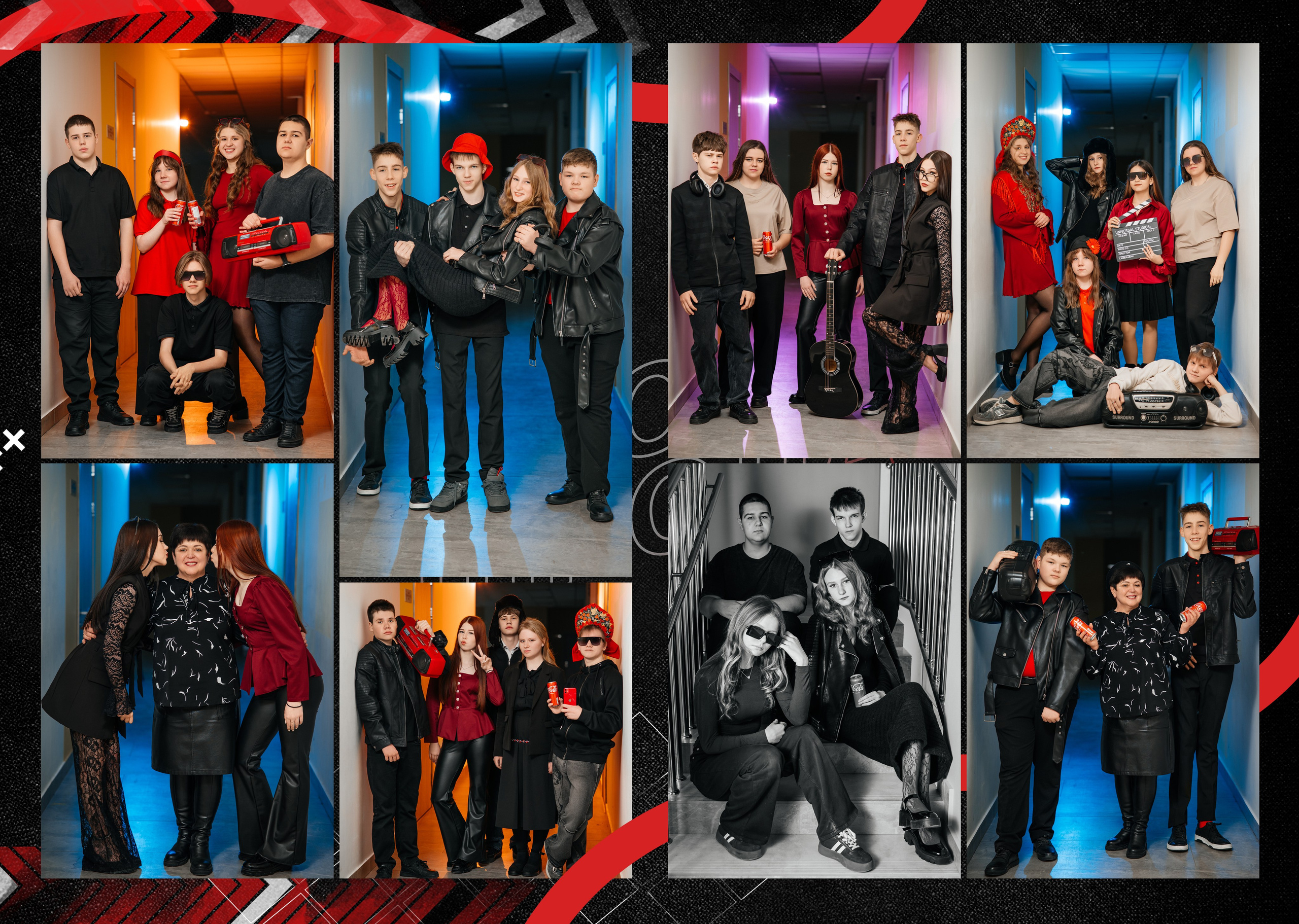 «Супер красный». Школьный фотограф в Валуйках. Фотосессии для выпускников и изготовление выпускных альбомов в городе Валуйки и в Белгородской области