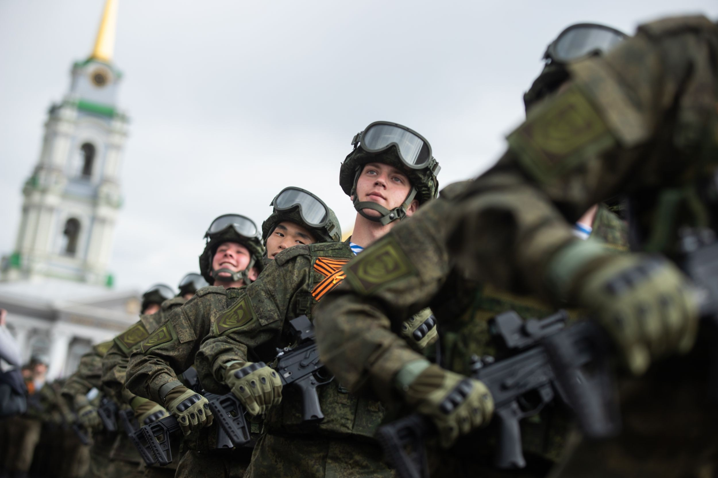 Генеральная репетиция Парада Победы (5 мая 2024). Репортажный фотограф Алексей Пирязев