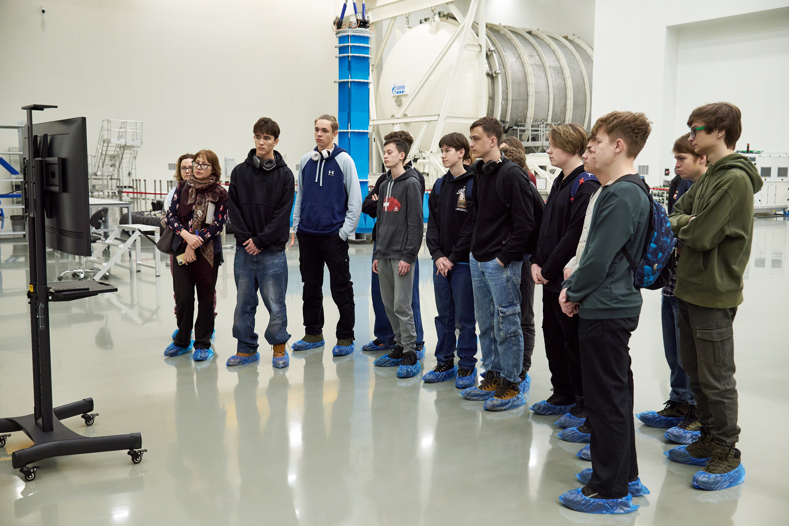 Экскурсия в «Газпром Космические системы». Фотограф Щёлково