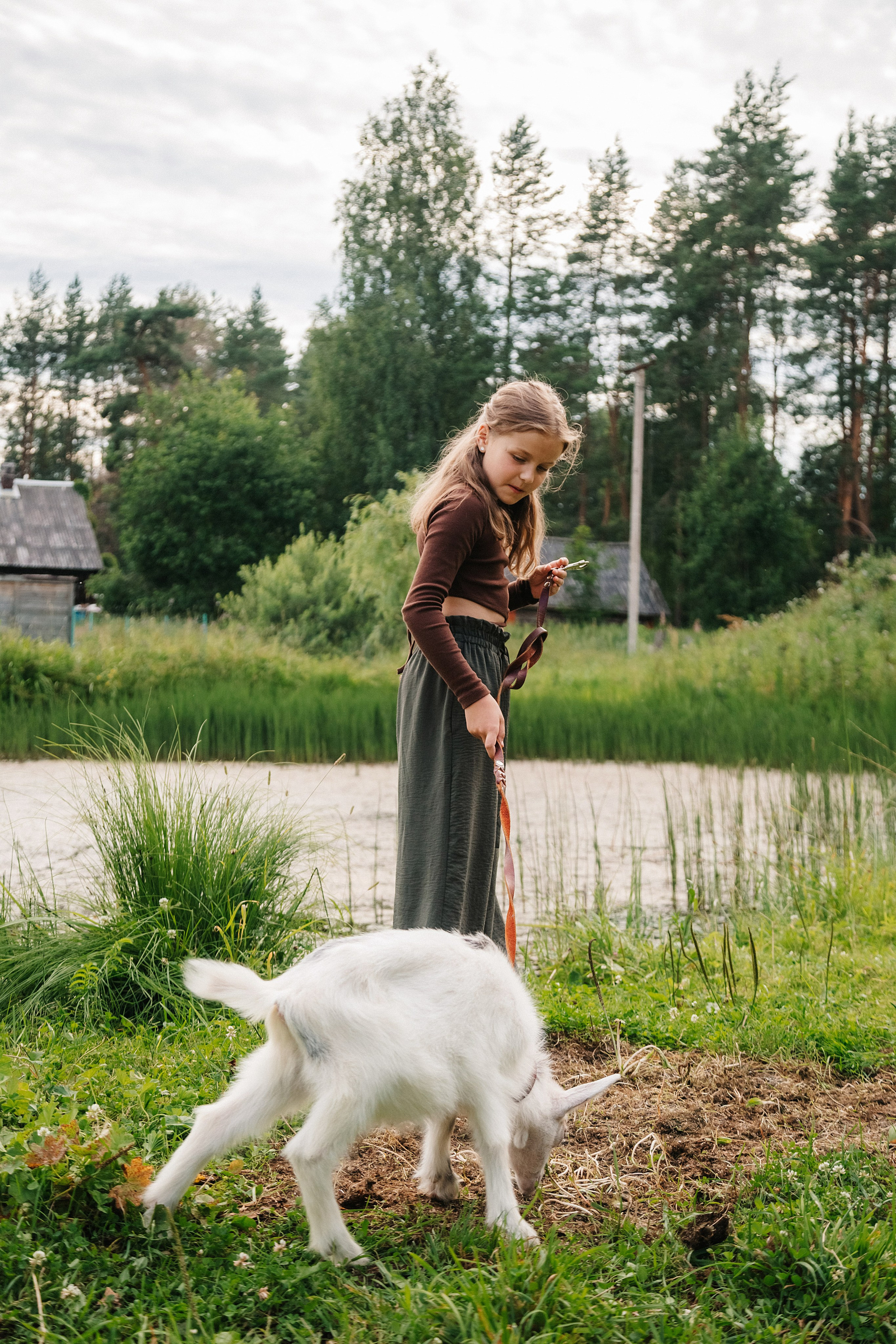 С козлятами. Семейный фотограф Любовь Саркеева