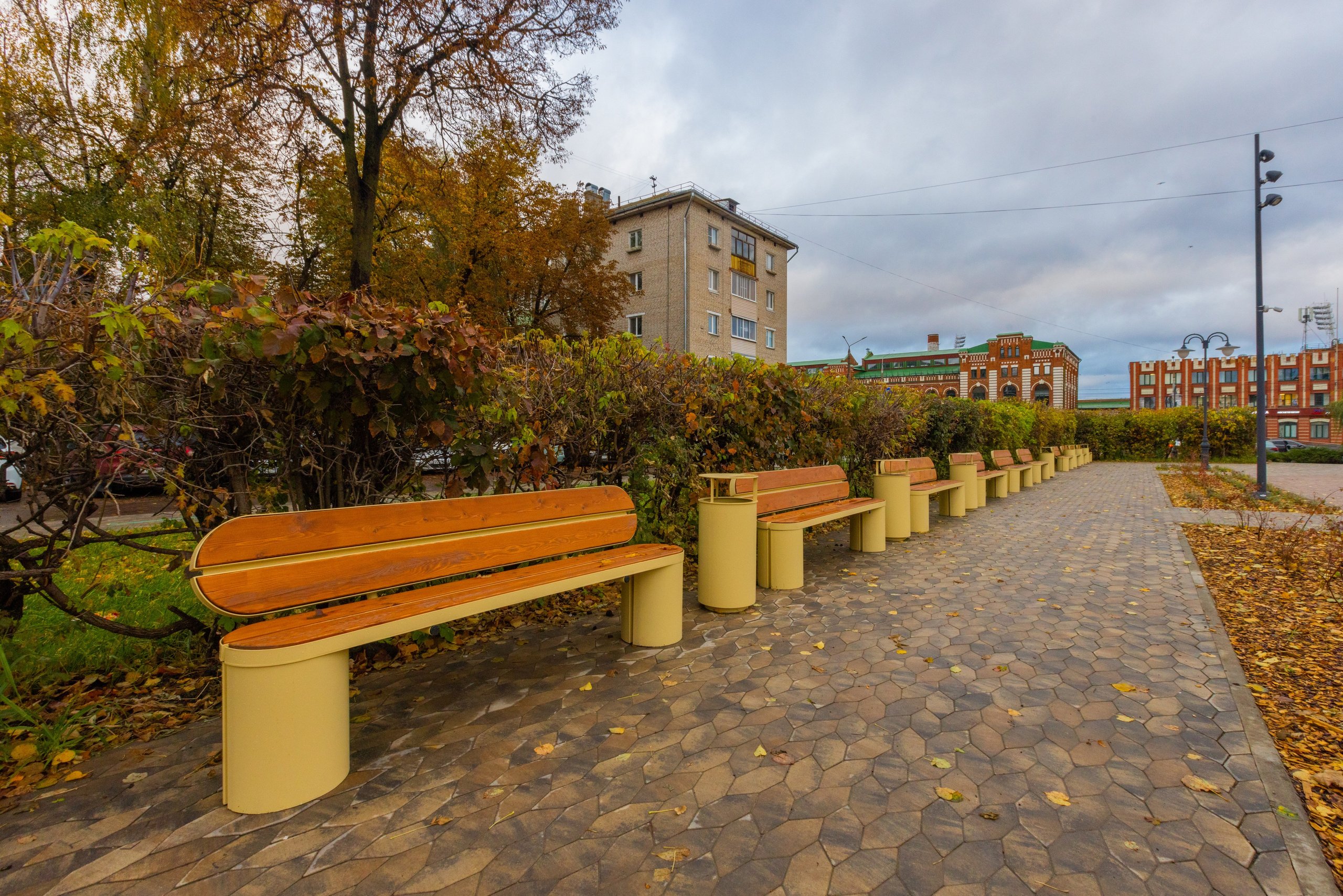 Толстовский свер осенью, площадь искусств. Фотограф в Туле Крупский АнДРей. Фотостудия «КАДР71» в Туле