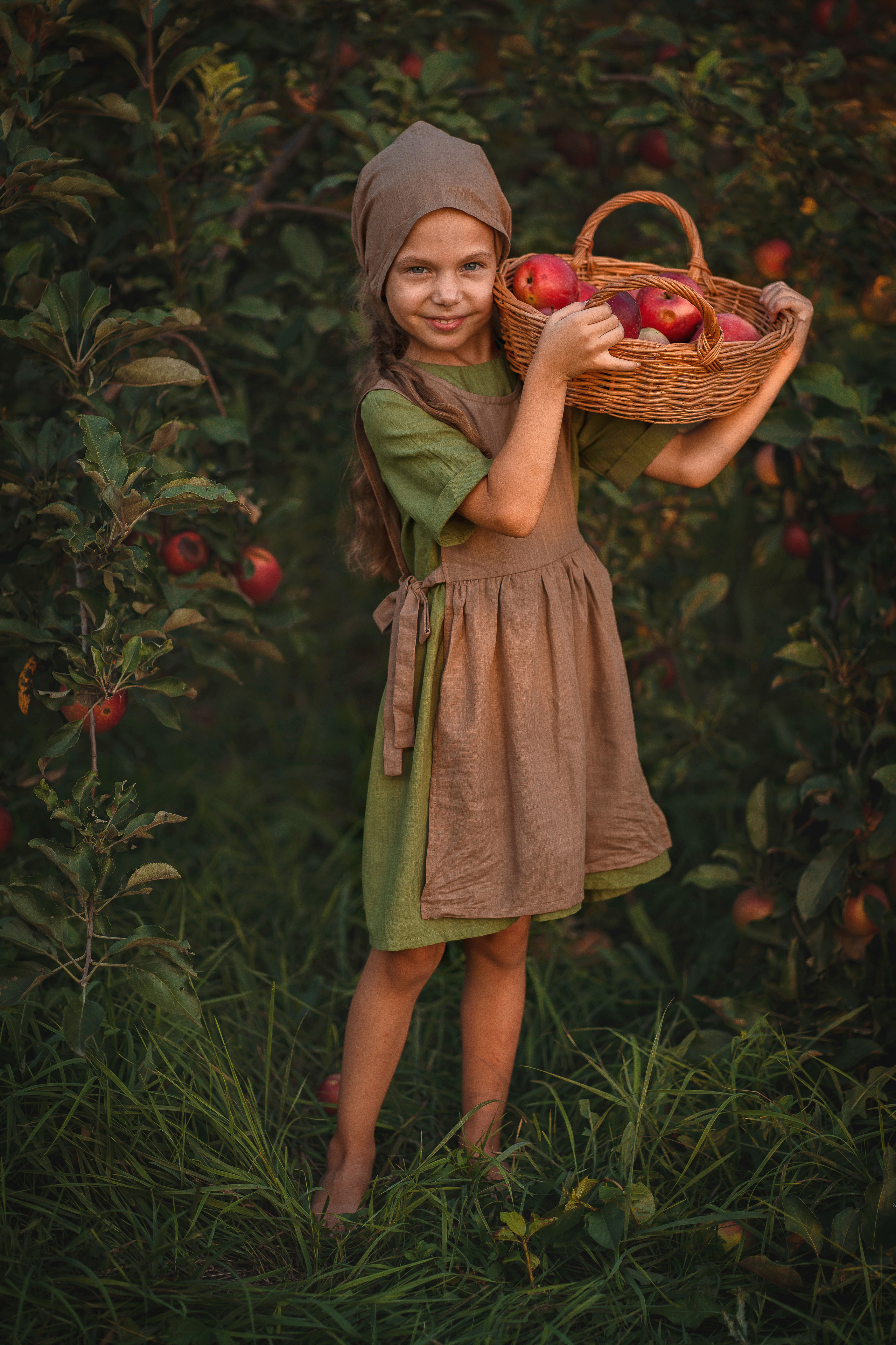 Яблочное изобилие. Семейный и детский фотограф Мария Лютикова