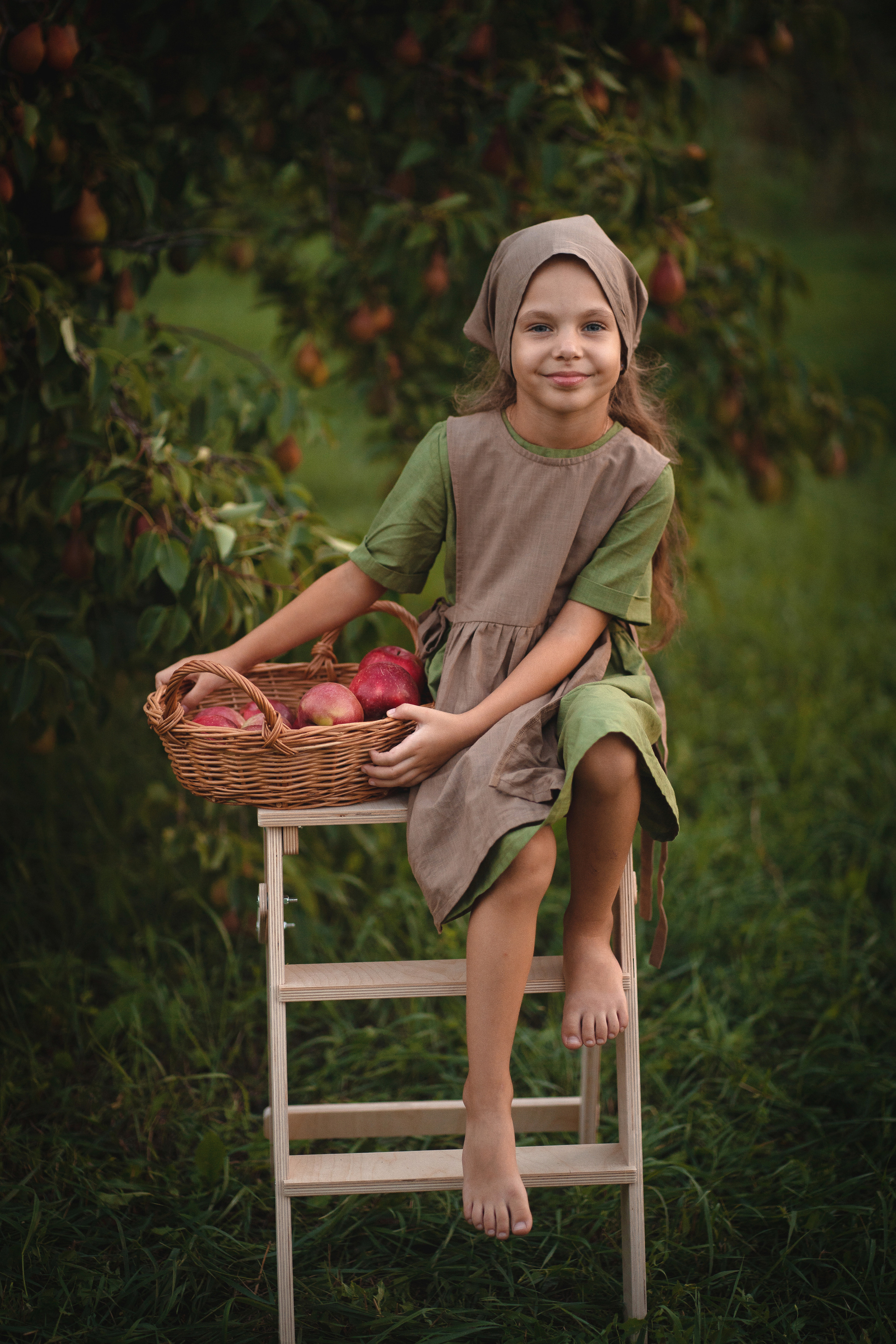 Яблочное изобилие. Семейный и детский фотограф Мария Лютикова