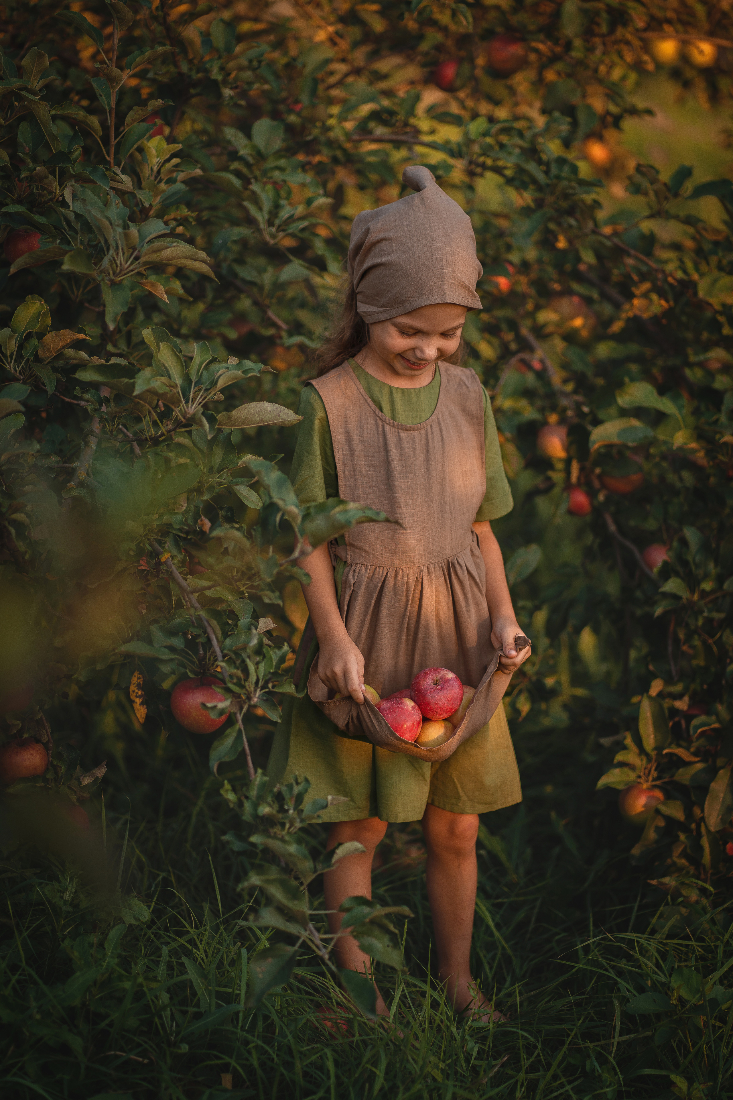 Яблочное изобилие. Семейный и детский фотограф Мария Лютикова