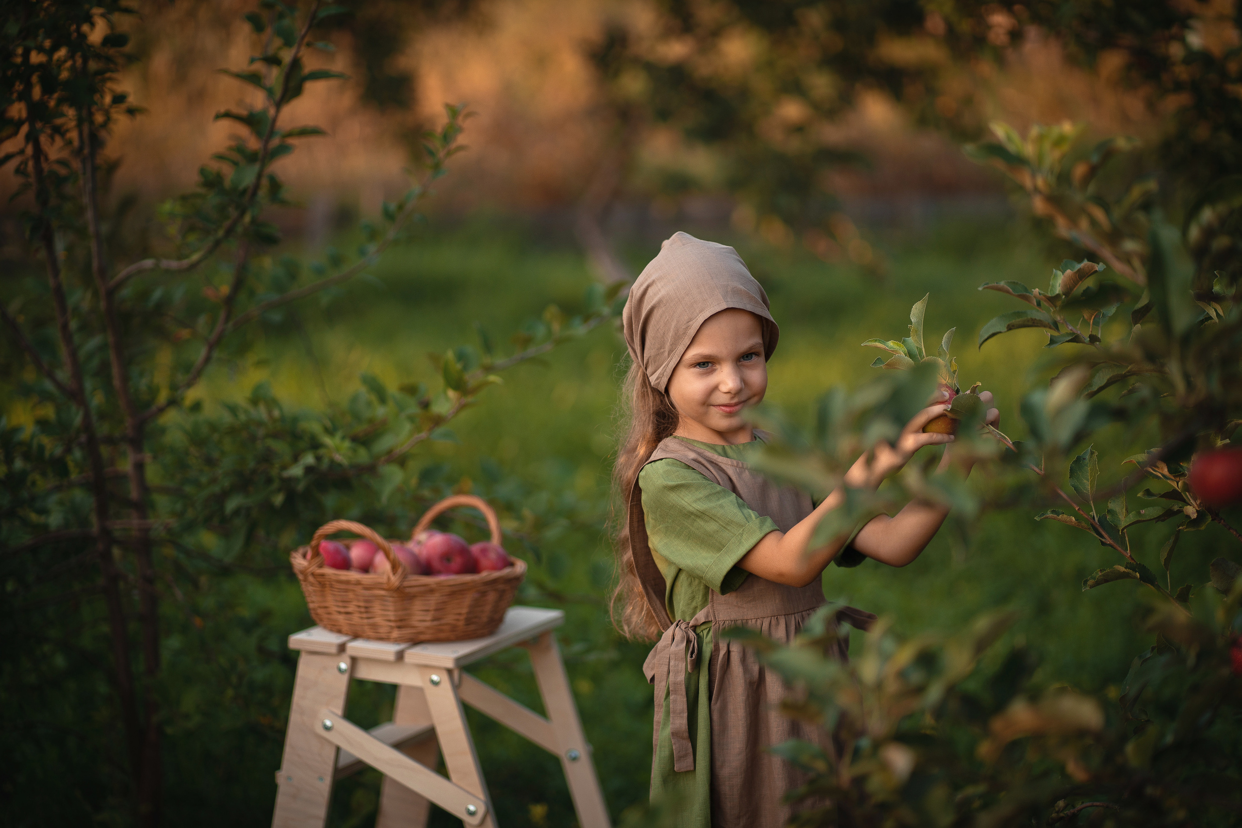 Яблочное изобилие. Семейный и детский фотограф Мария Лютикова