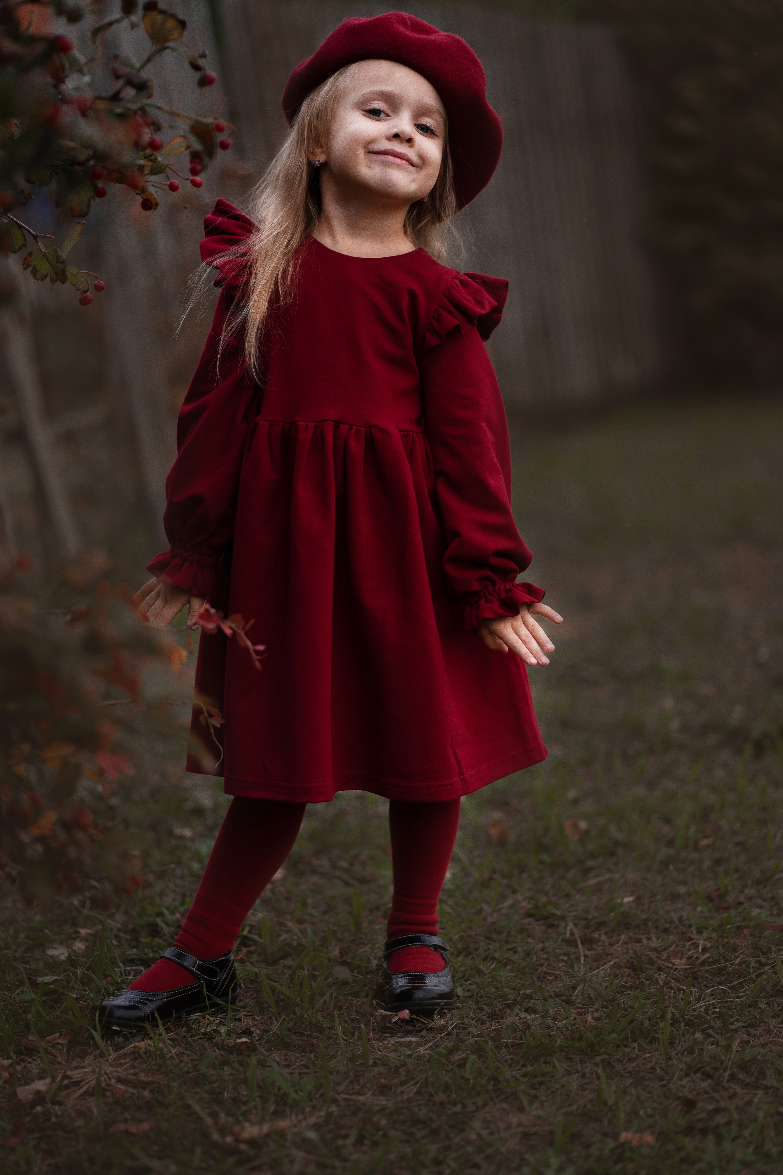 Цвет осени — Бордо. Семейный и детский фотограф Мария Лютикова