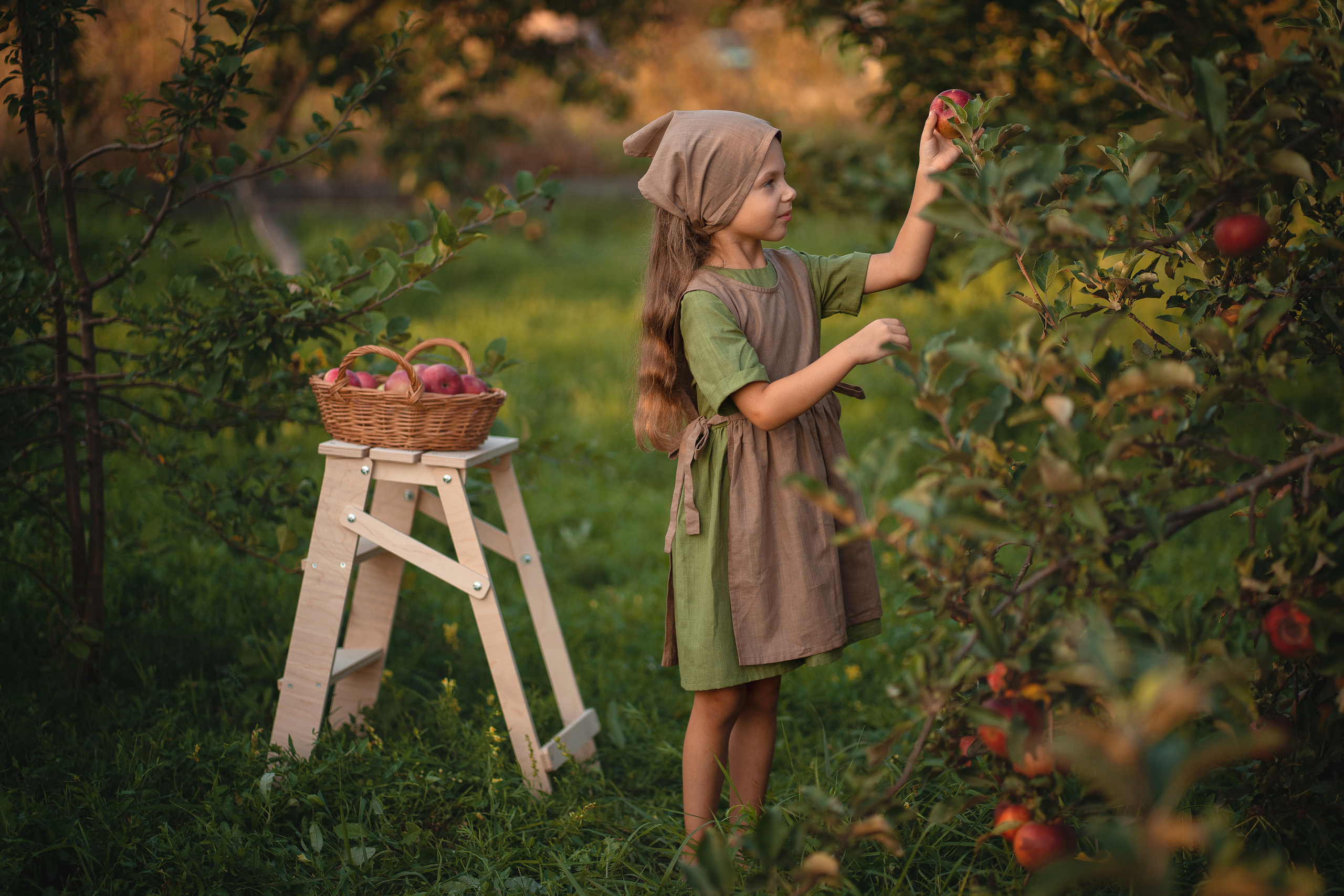 Яблочное изобилие. Семейный и детский фотограф Мария Лютикова