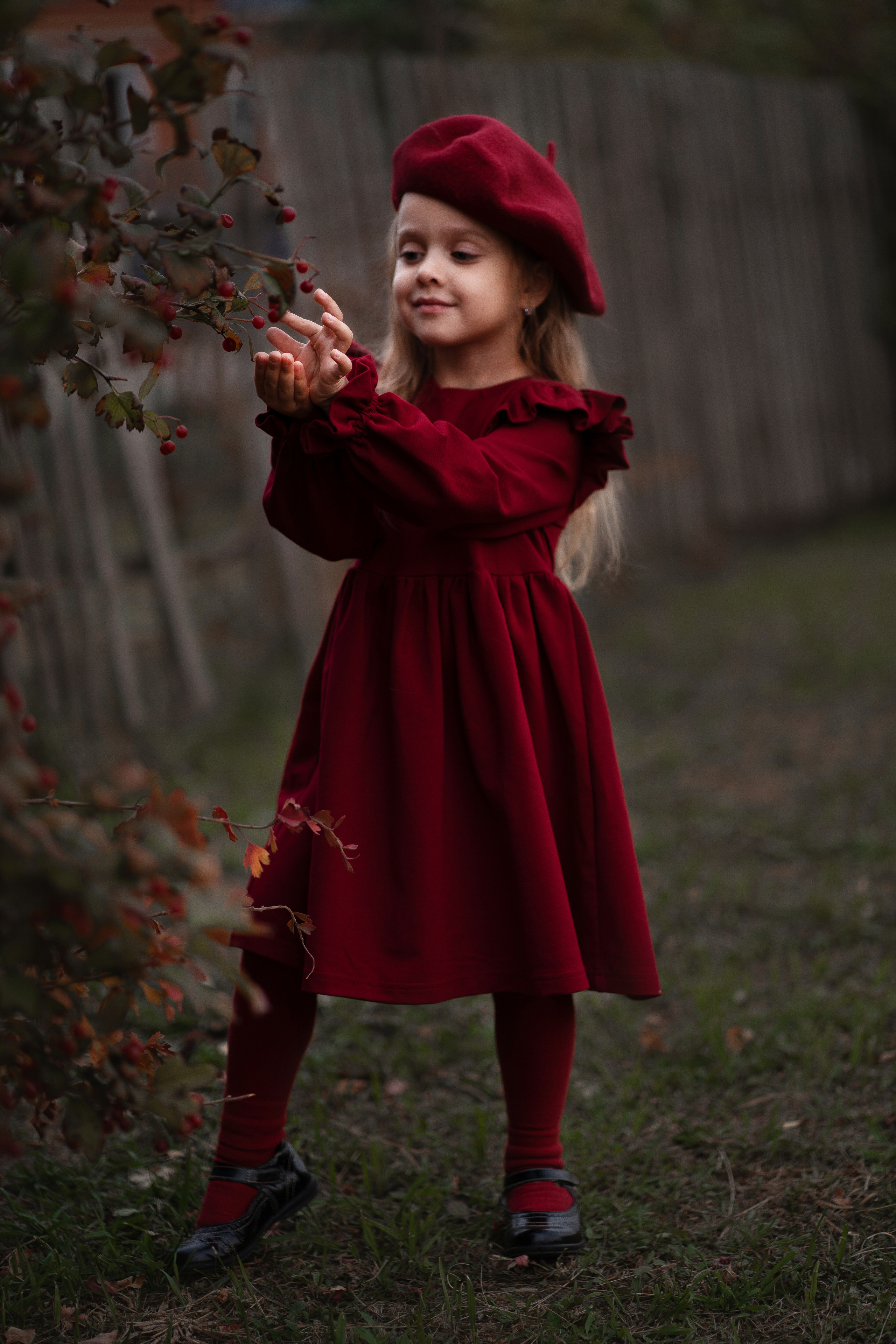 Цвет осени — Бордо. Семейный и детский фотограф Мария Лютикова