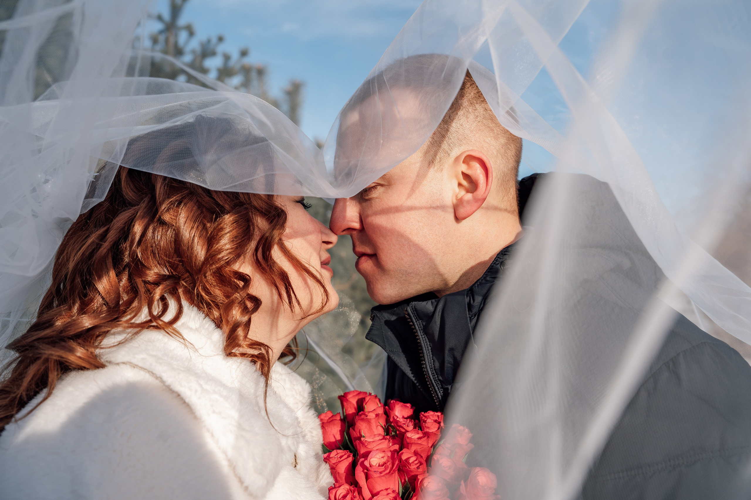 Зимняя свадьба Алексея и Марины. Фотограф Юлия Паськова, город Бирюч