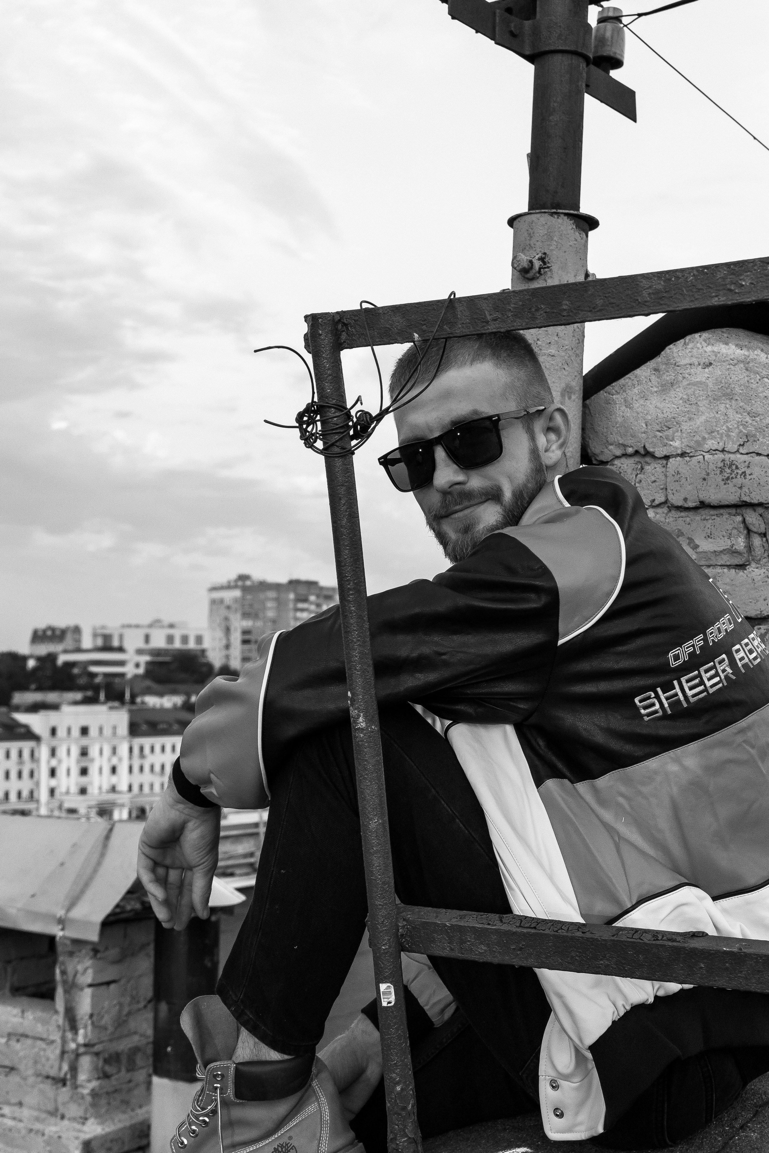 На крыше. Женский фотограф Москва, Лобня