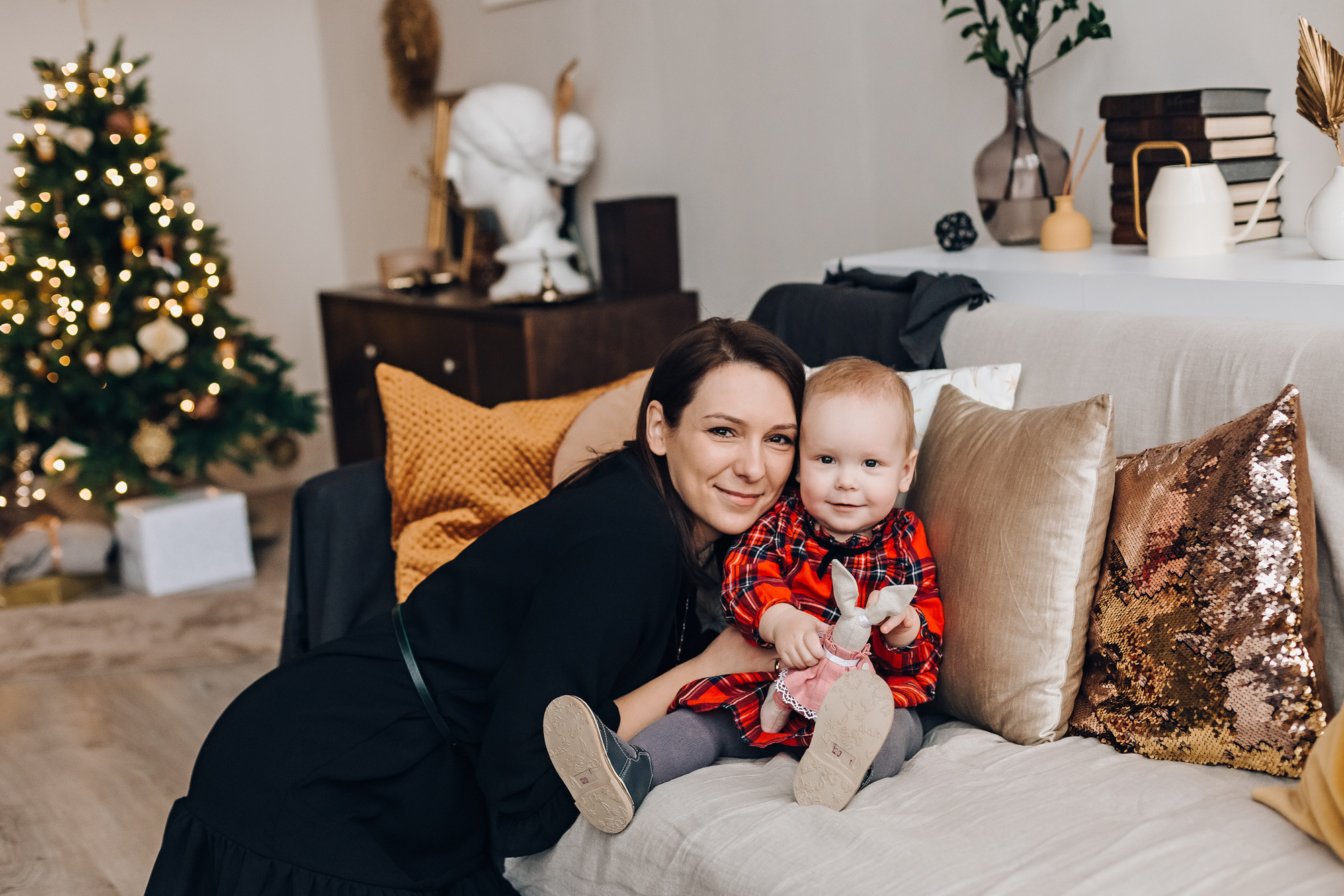 Оля, Алексей и Соня (новый год 2020). Семейный фотограф в Минске Саша Павлюк