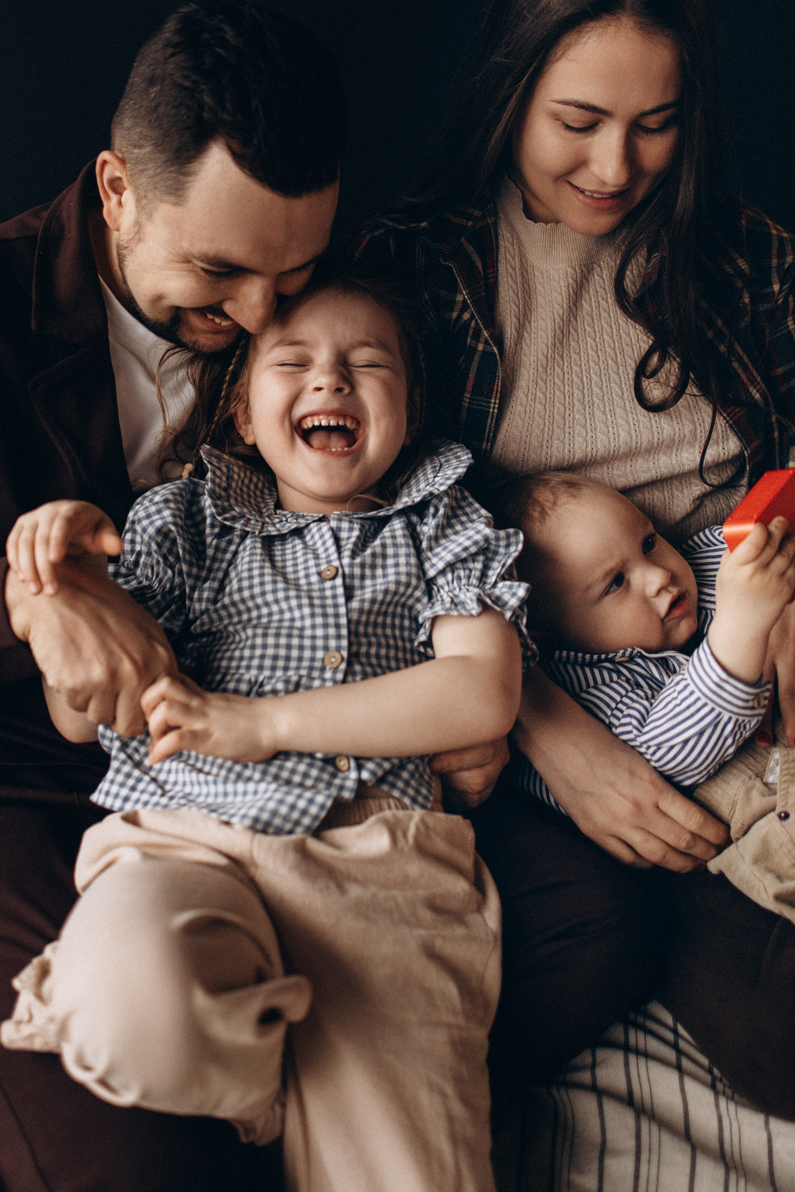 Лера, Женя, Милана и Макар. Семейный фотограф в Москве Марина Петра