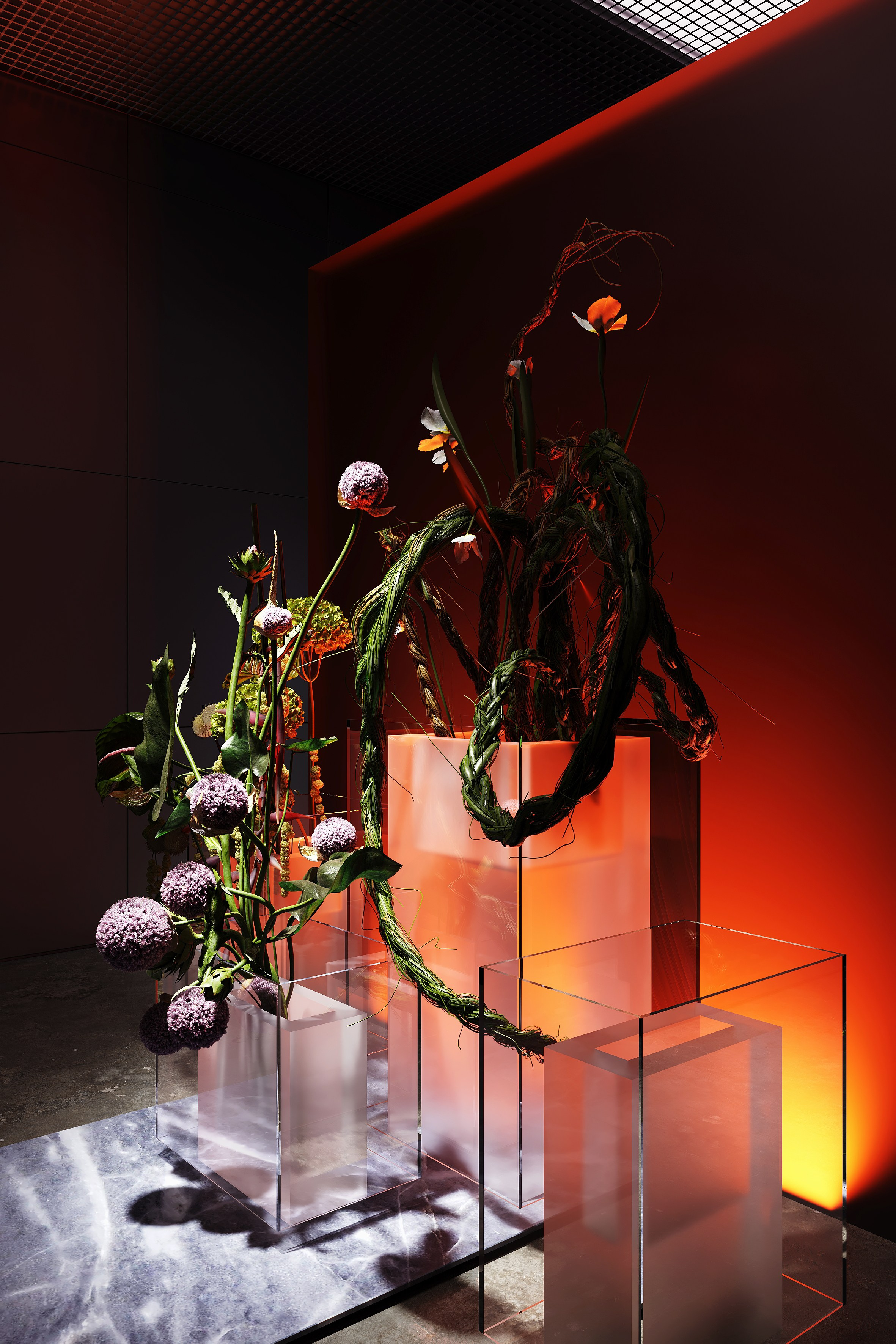 PARIS FLOWER BOUTIQUE. VALERIA GORNOSTAEVA. DESIGN AND VISUALIZATION