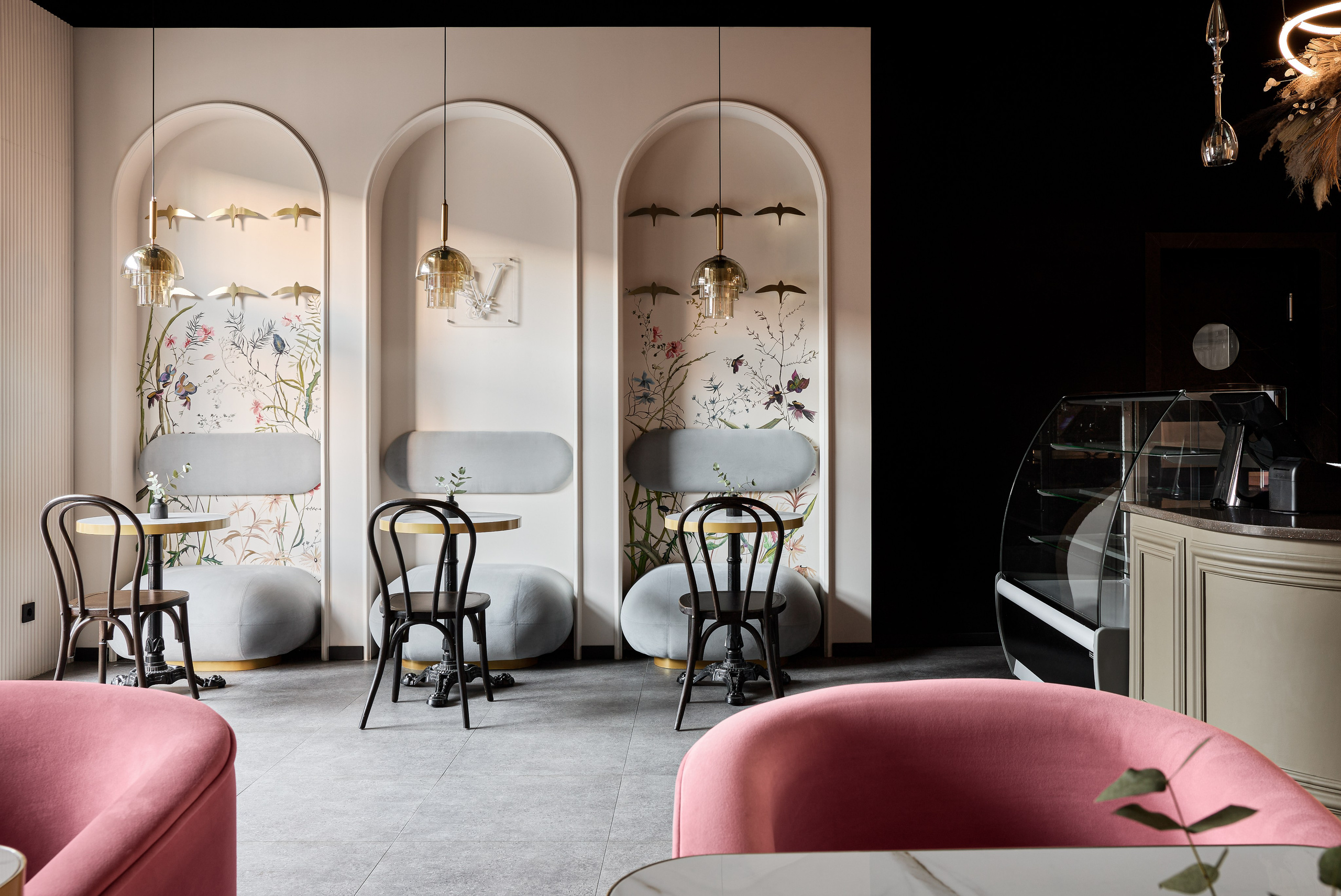 Кафе «Vesna». Дизайнер Георгий Хатнюк. Интерьерный фотограф в Краснодарском крае Светлана Шурлова