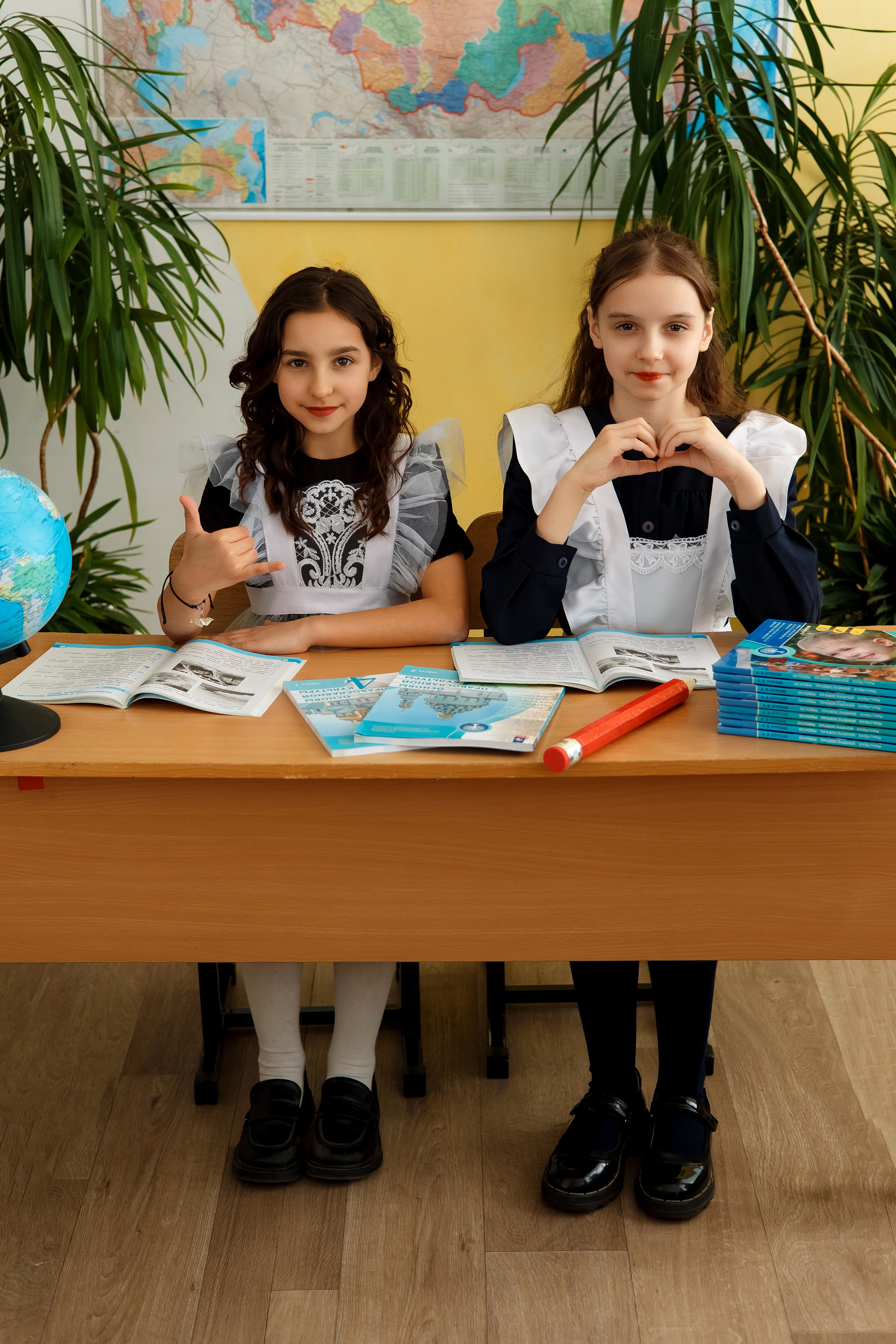 4 класс с. Барабаш. Фотограф Любовь Корниенко, Примоский край