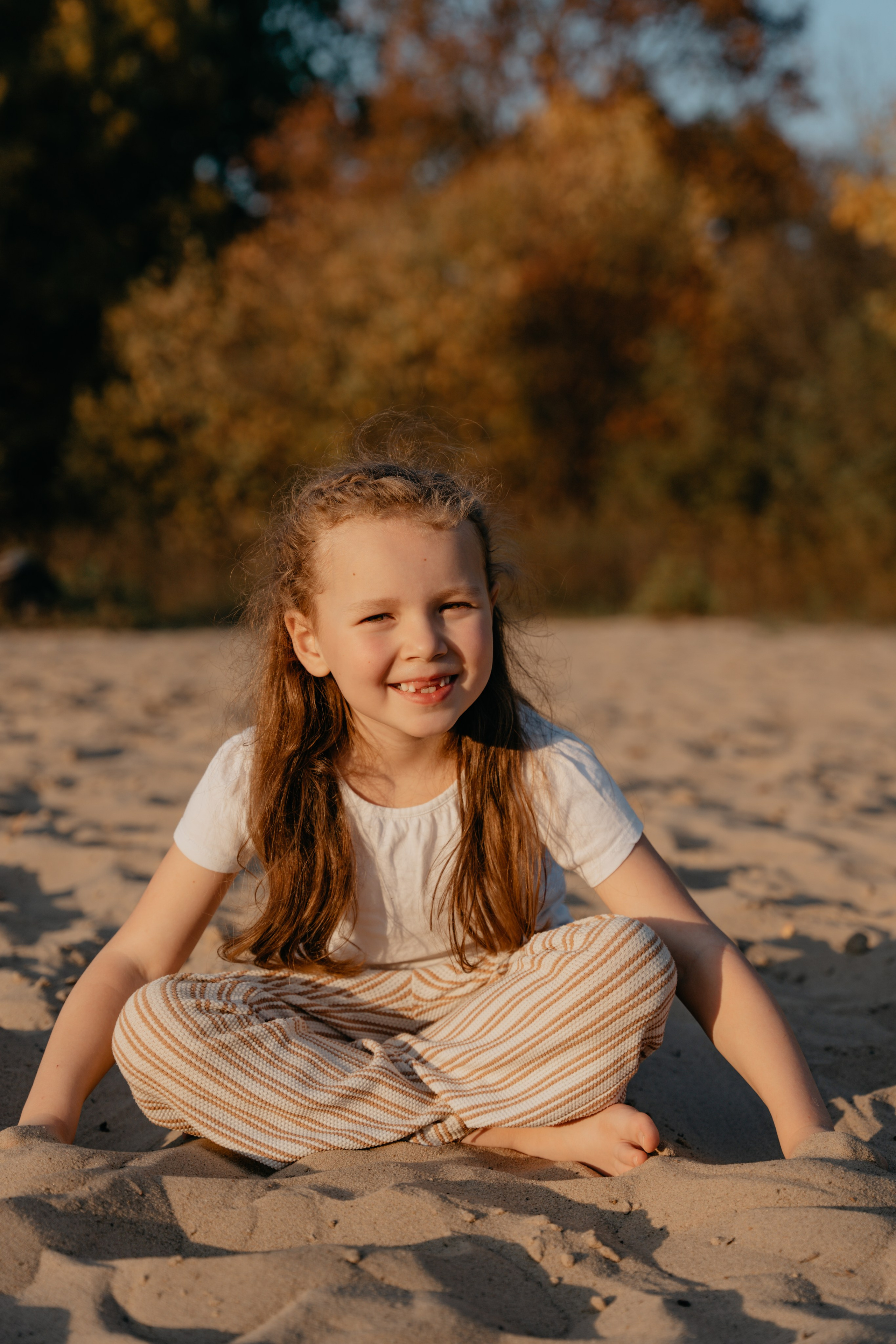 Осенние краски в закате солнца