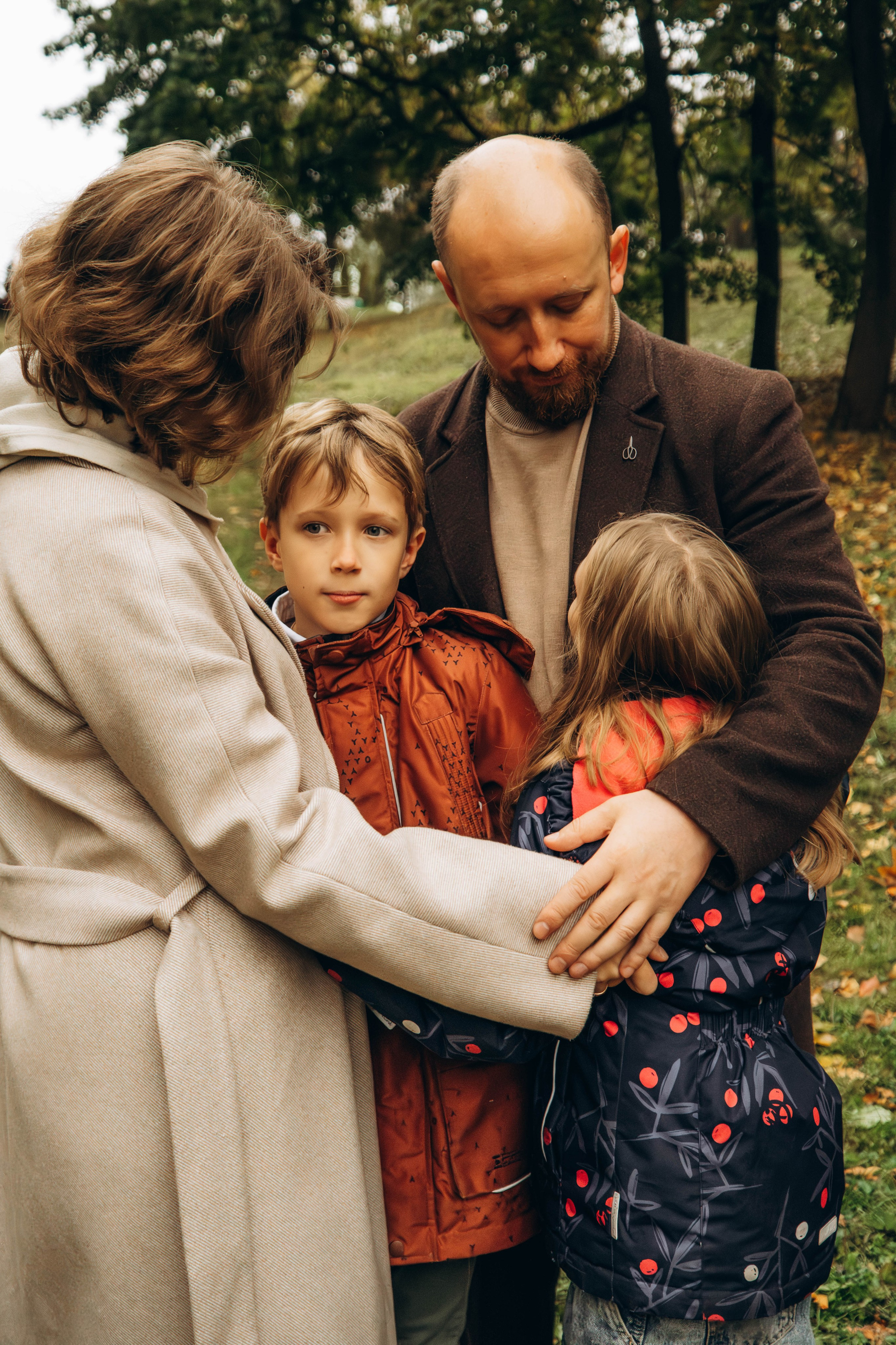 Осенняя семейная съемка в парке Царицыно. Фотограф Москва Валерия Веденина