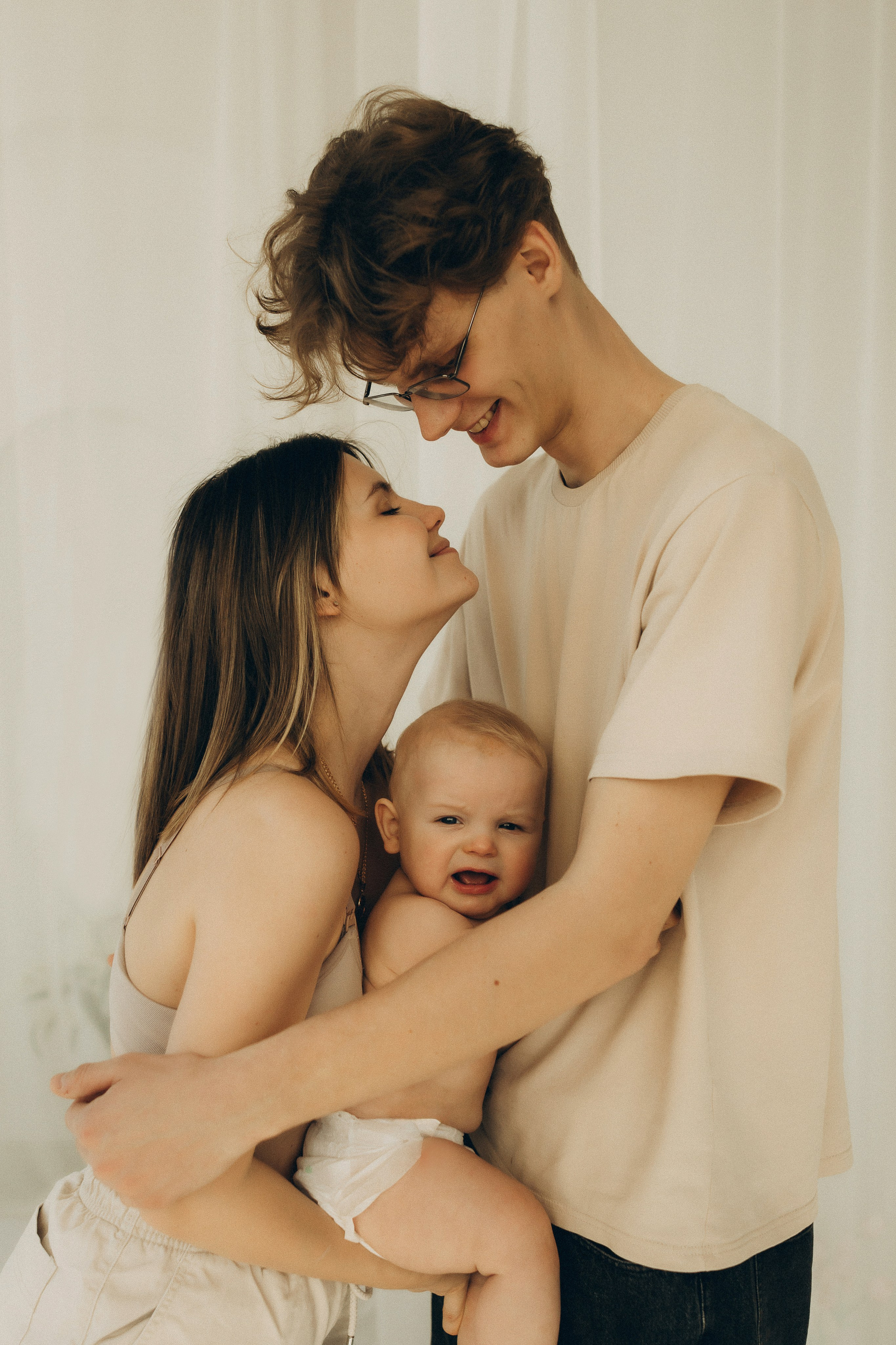 Саша, Алина и Саша. Семейный фотограф и детский фотограф в Волгограде Алеся Бутакова — дет