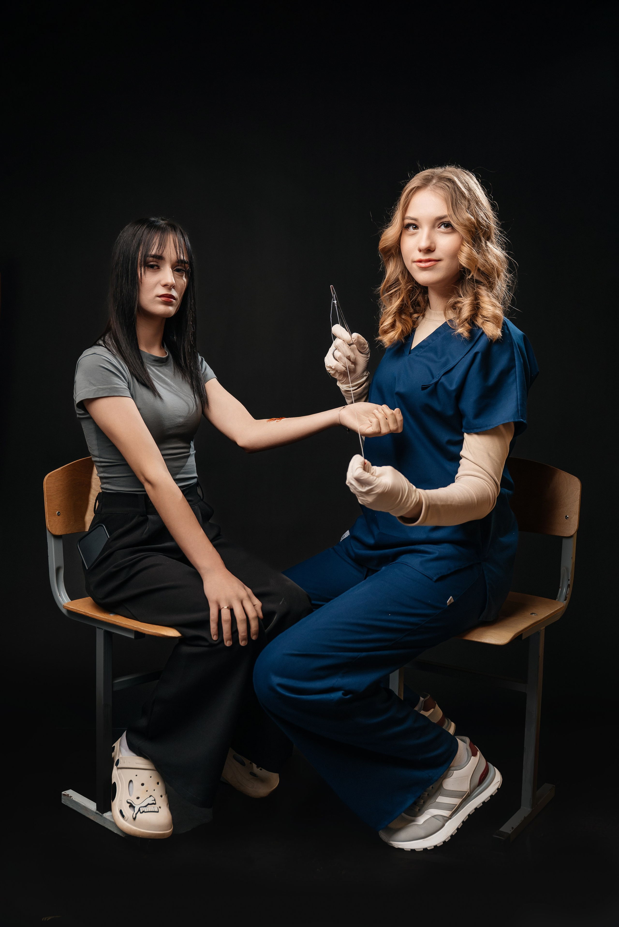 Nurses 2026. Школьный фотограф в Валуйках. Фотосессии для выпускников и изготовление выпускных альбомов в городе Валуйки и в Белгородской области