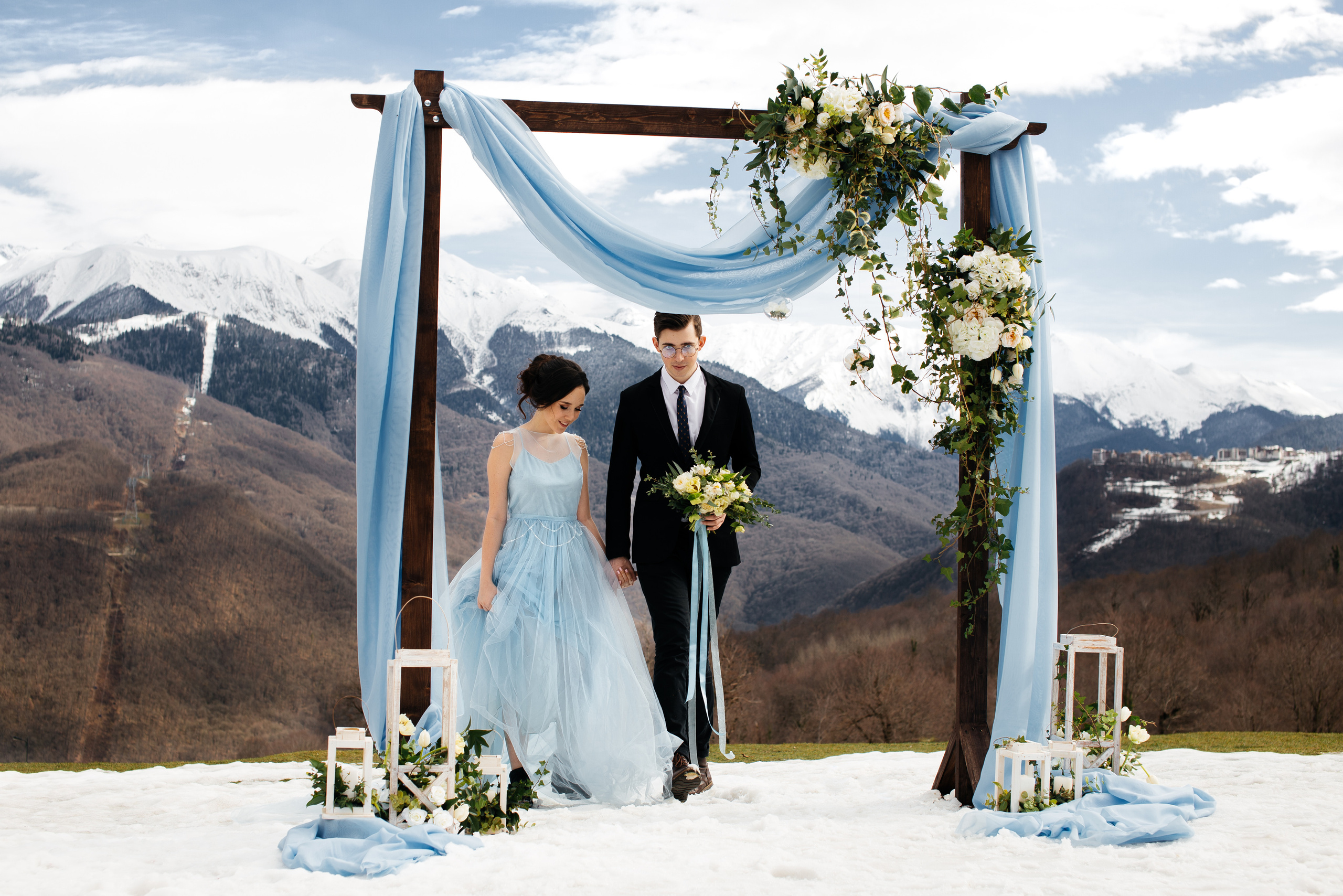 Свадебный день на Красной Поляне