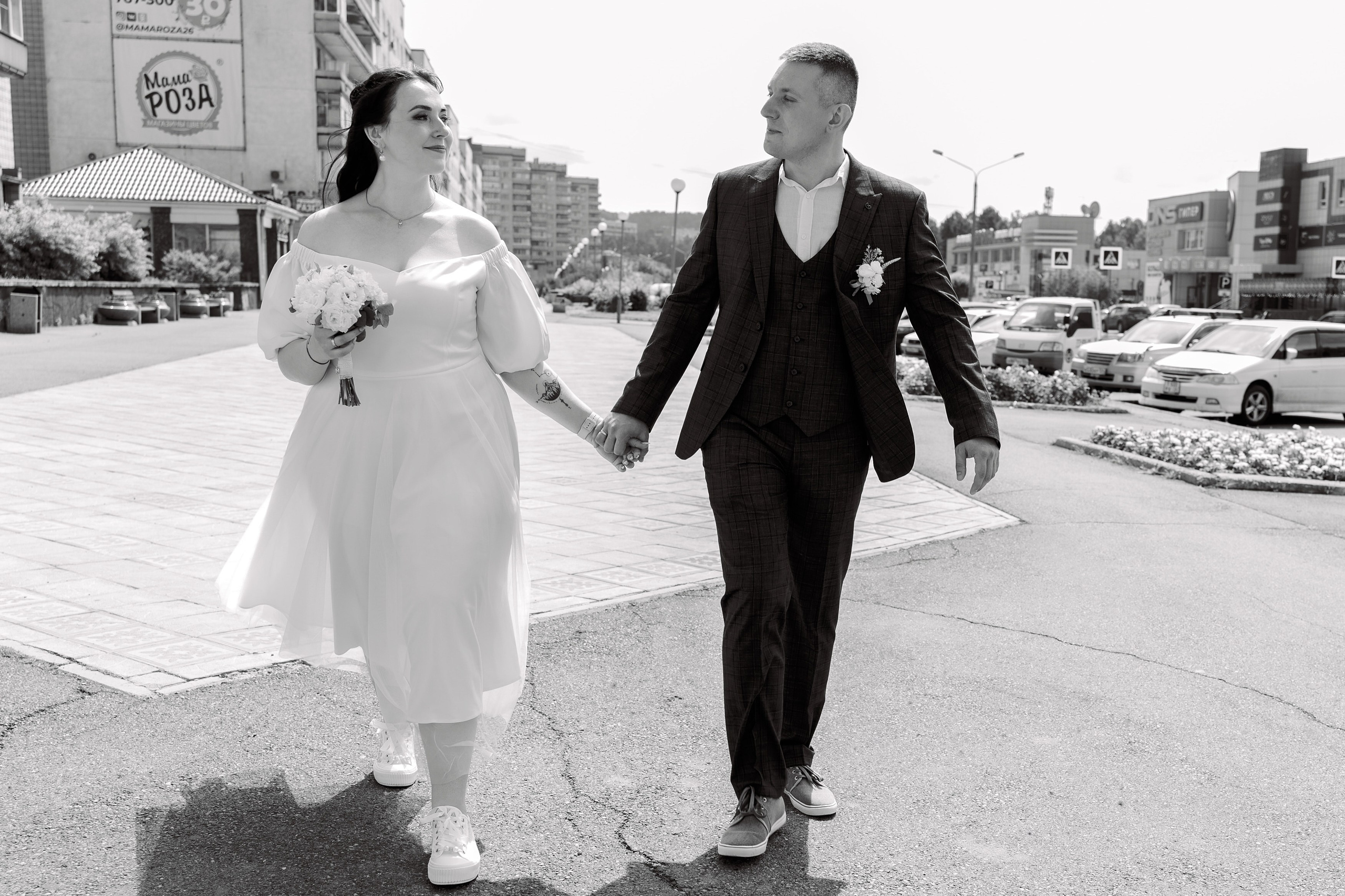 Свадьба Сергея и Елизавета. Семейный, свадебный, школьный фотограф в Железногорске Целуев Андрей