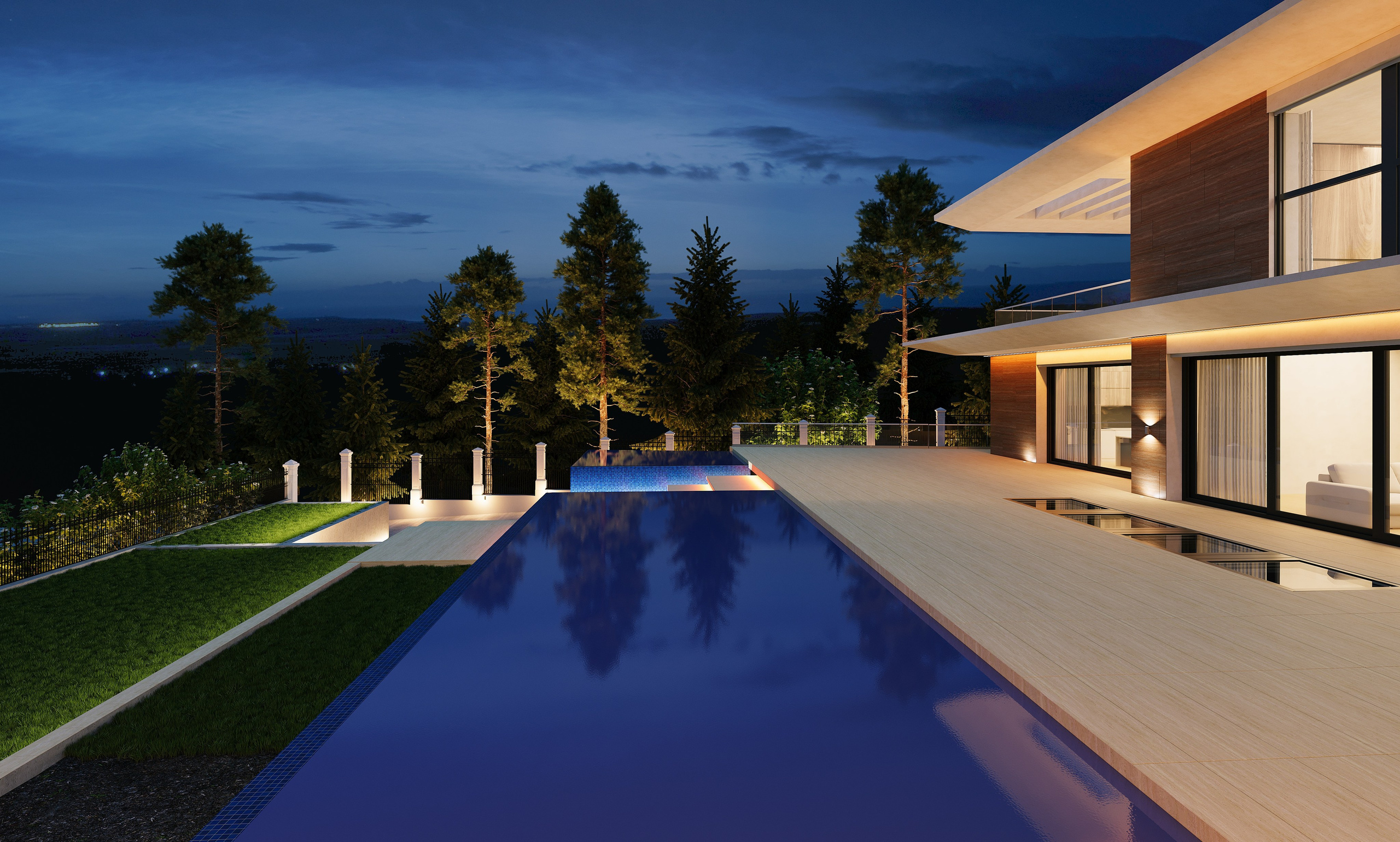 Дом 1500 кв.м. 3D визуализатор