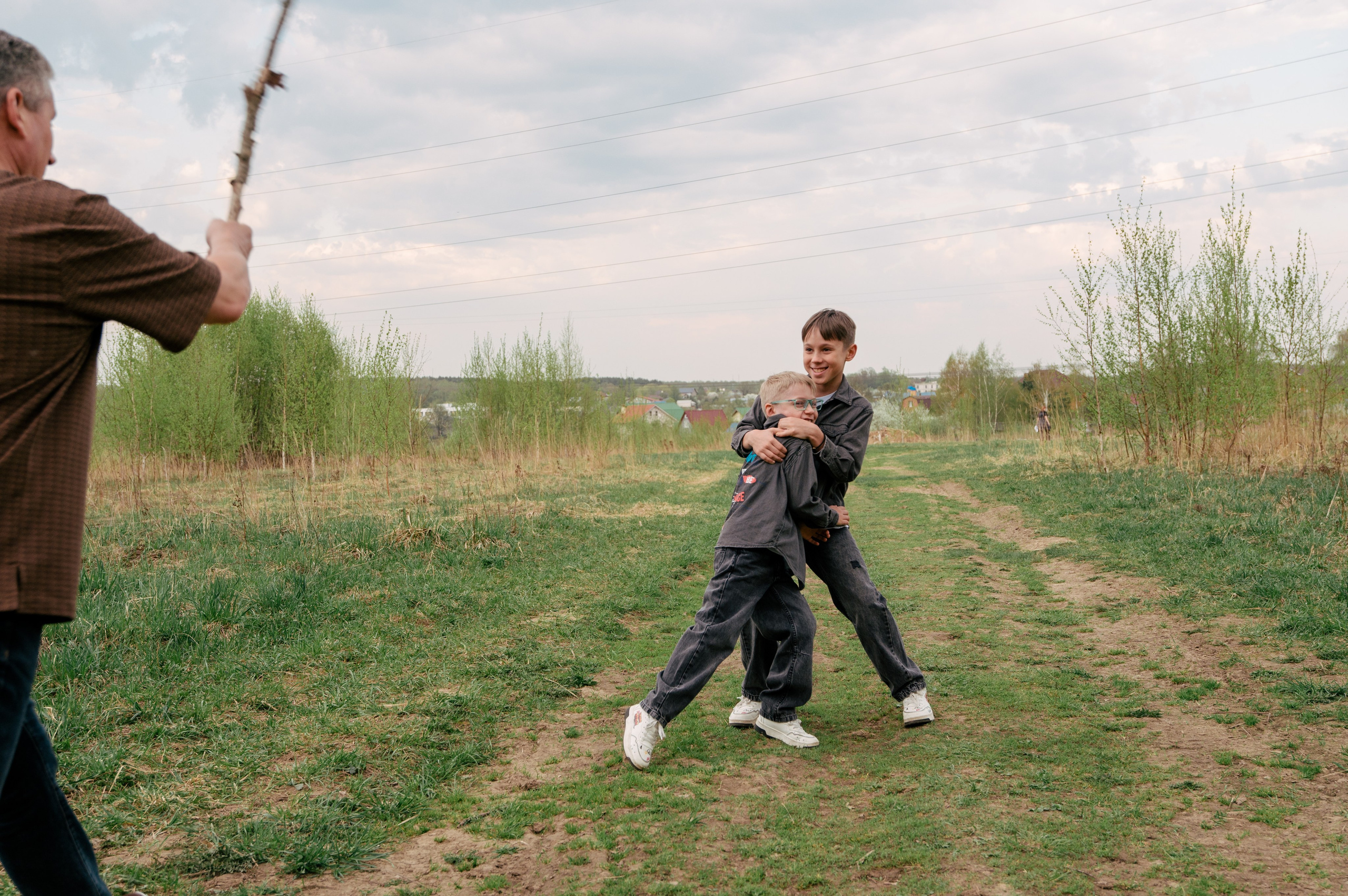 Family. Anna, Sasha, Taya, Tima, Tisha. Art-photographer Ira Wind