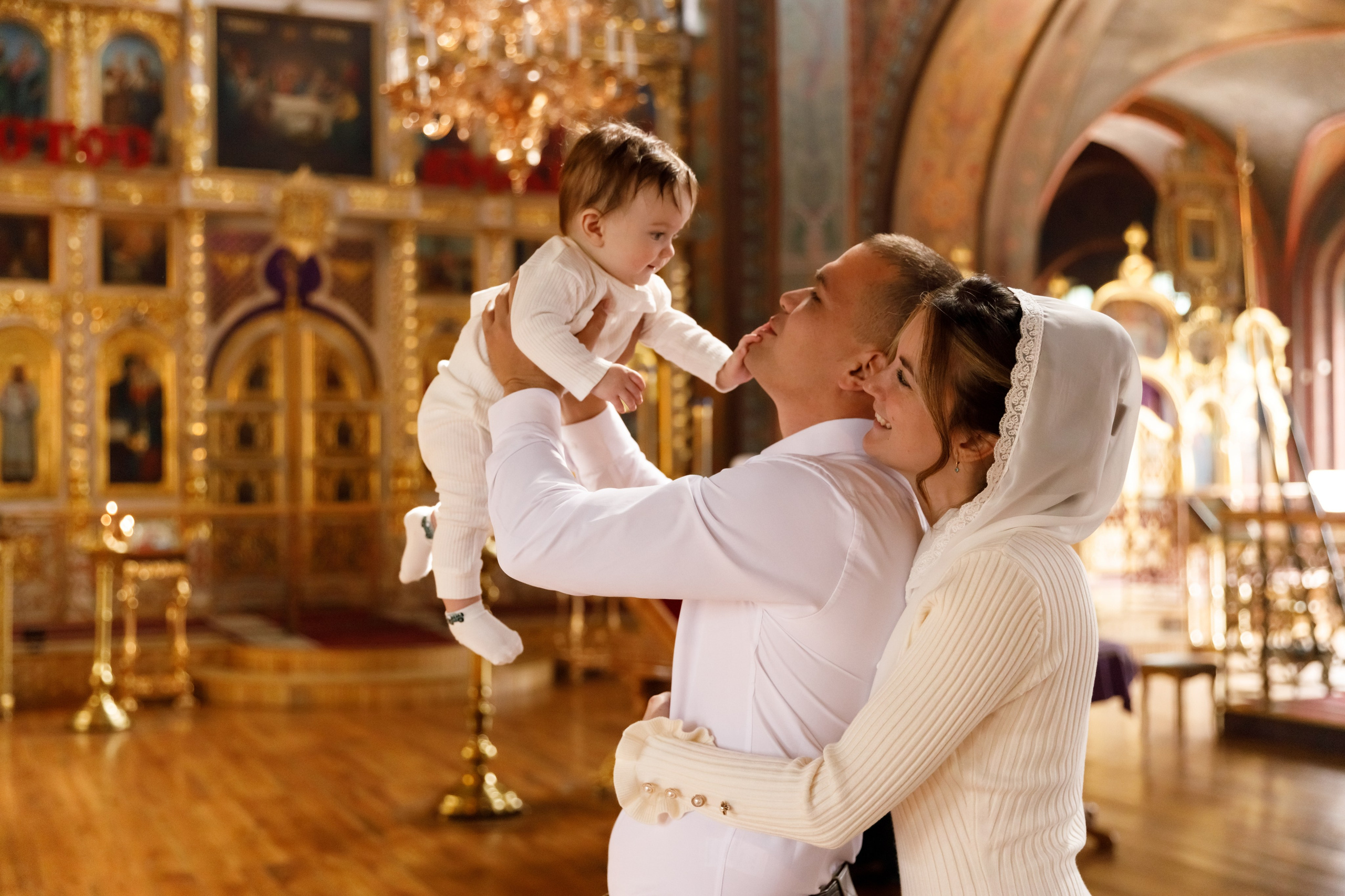 Крещение Николая. Семейный и детский фотограф в Краснодаре Элона Литвинова