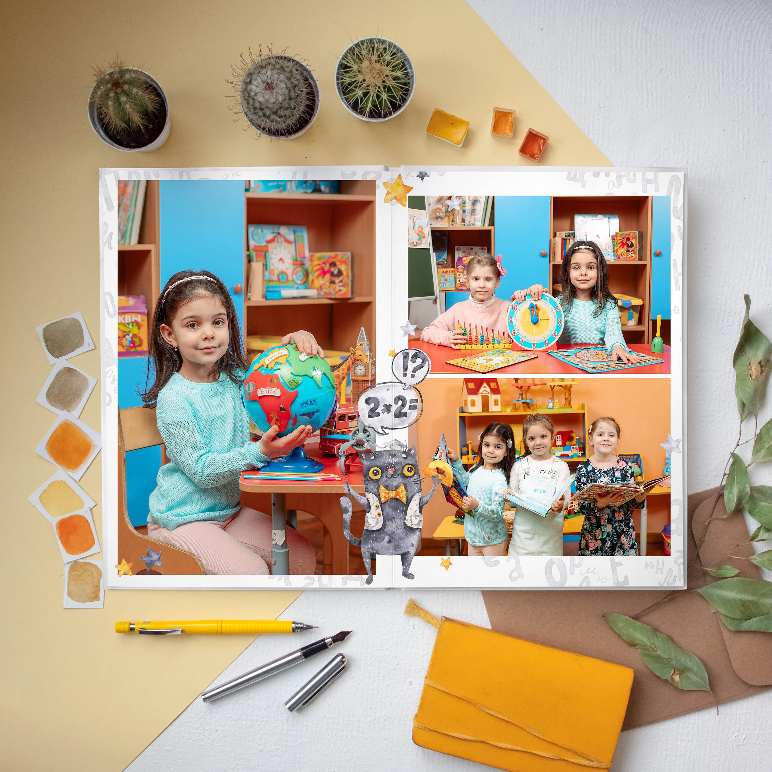 Выпускной альбом «Дайте 5» для детского сада. REPEYBOOK | Выпускные альбомы для детского сада и класса